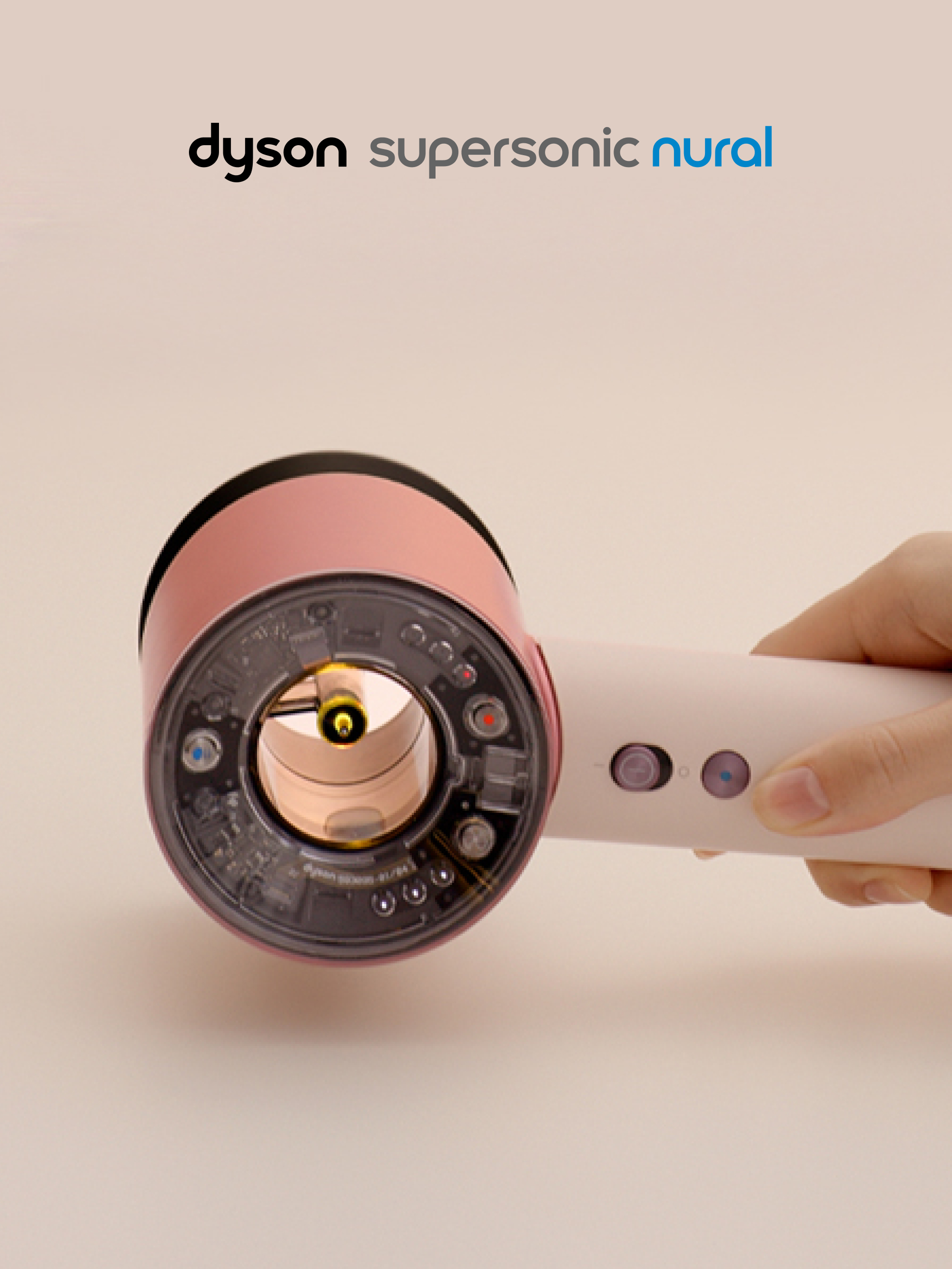 Haardroger DYSON 113407-01 Supersonic Nural / Straight & Wavy / Ceramic Pink