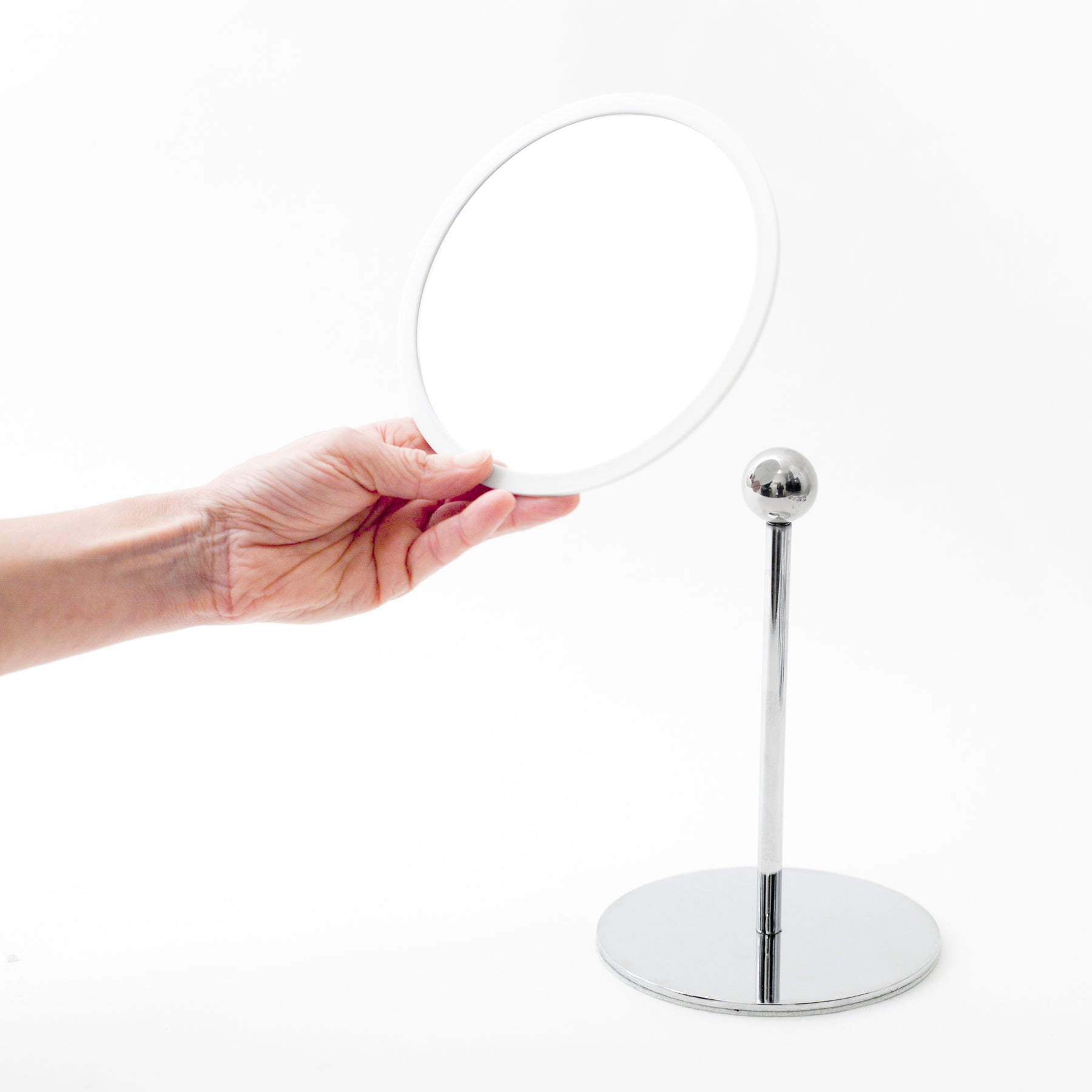 Bosign 263162 make-upspiegel Vrijstaand Rond Wit