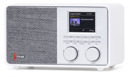 Internetradio PINELL Supersound 201W wit