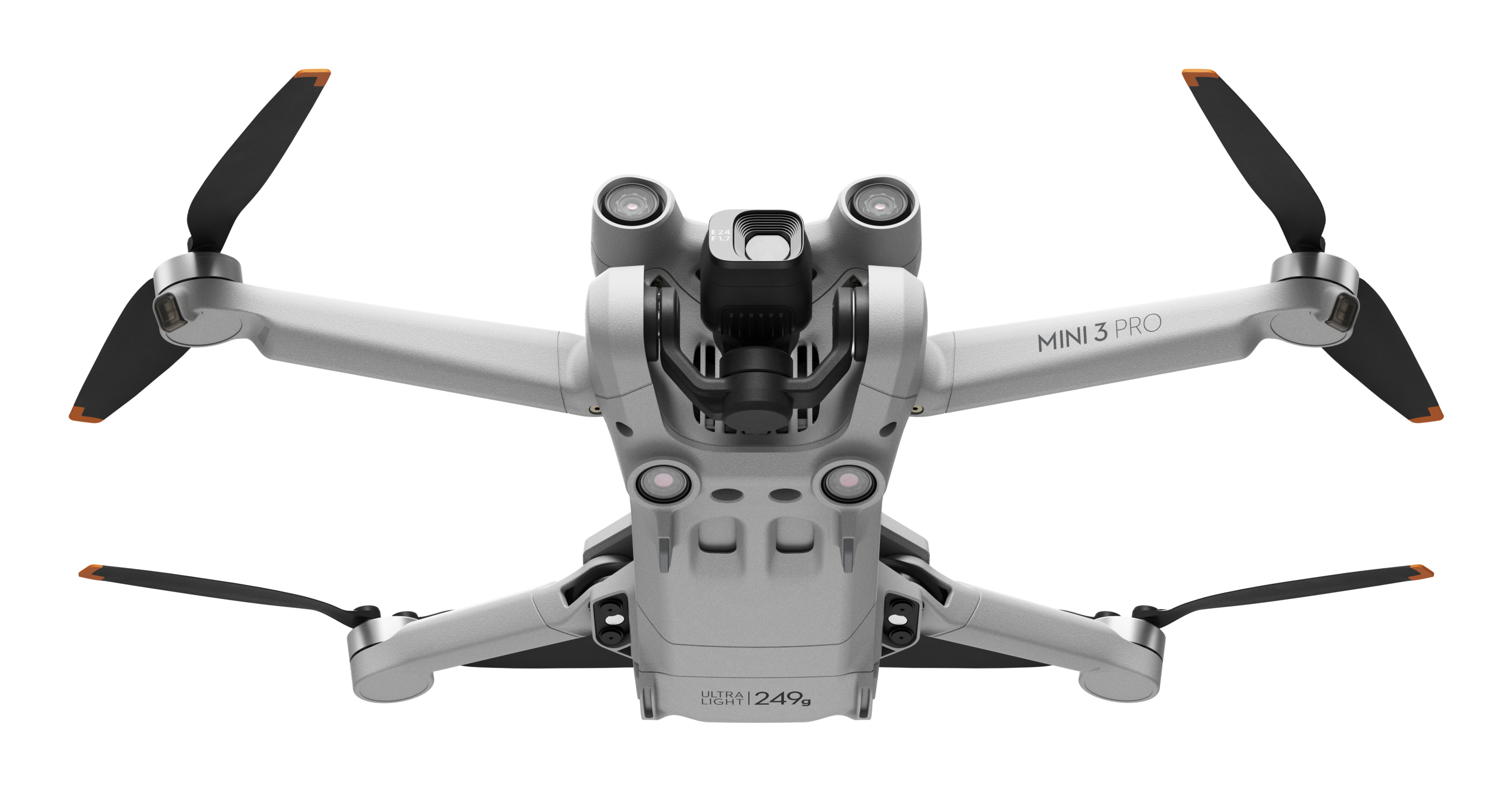 DJI Mini 3 Pro (RC-N1) 4 propellers Octocopter 48 MP 3840 x 2160 Pixels 2453 mAh Zwart, Wit