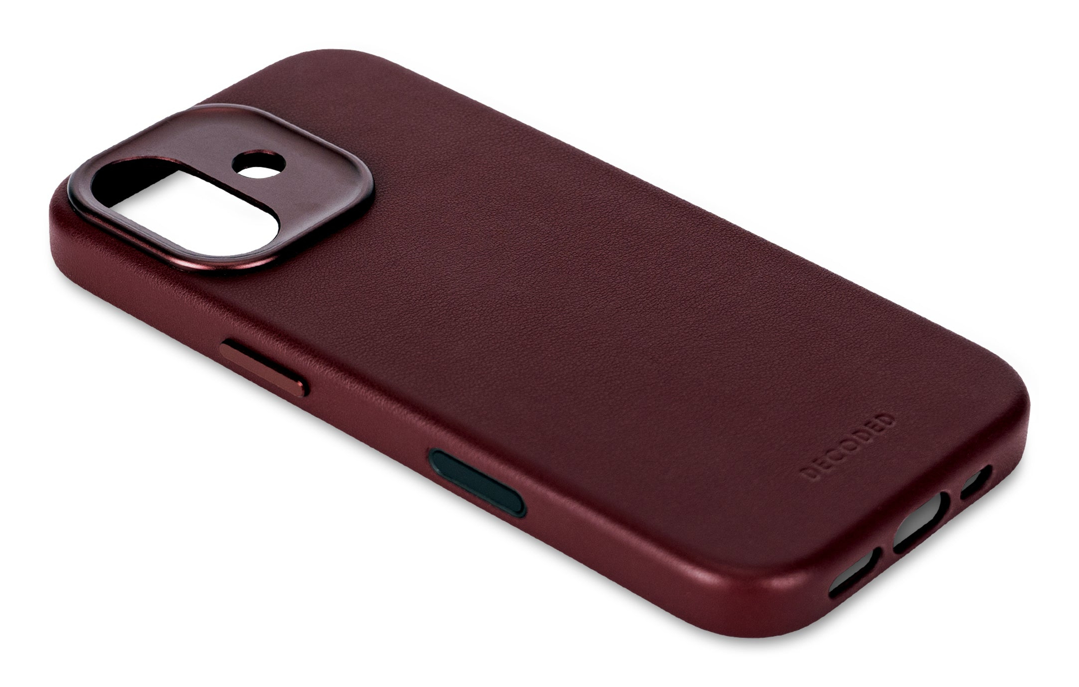 Decoded Leather Backcover Apple iPhone 17 Dark Ruby
