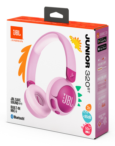 Hoofdtelefoon JBL JR320BT paars