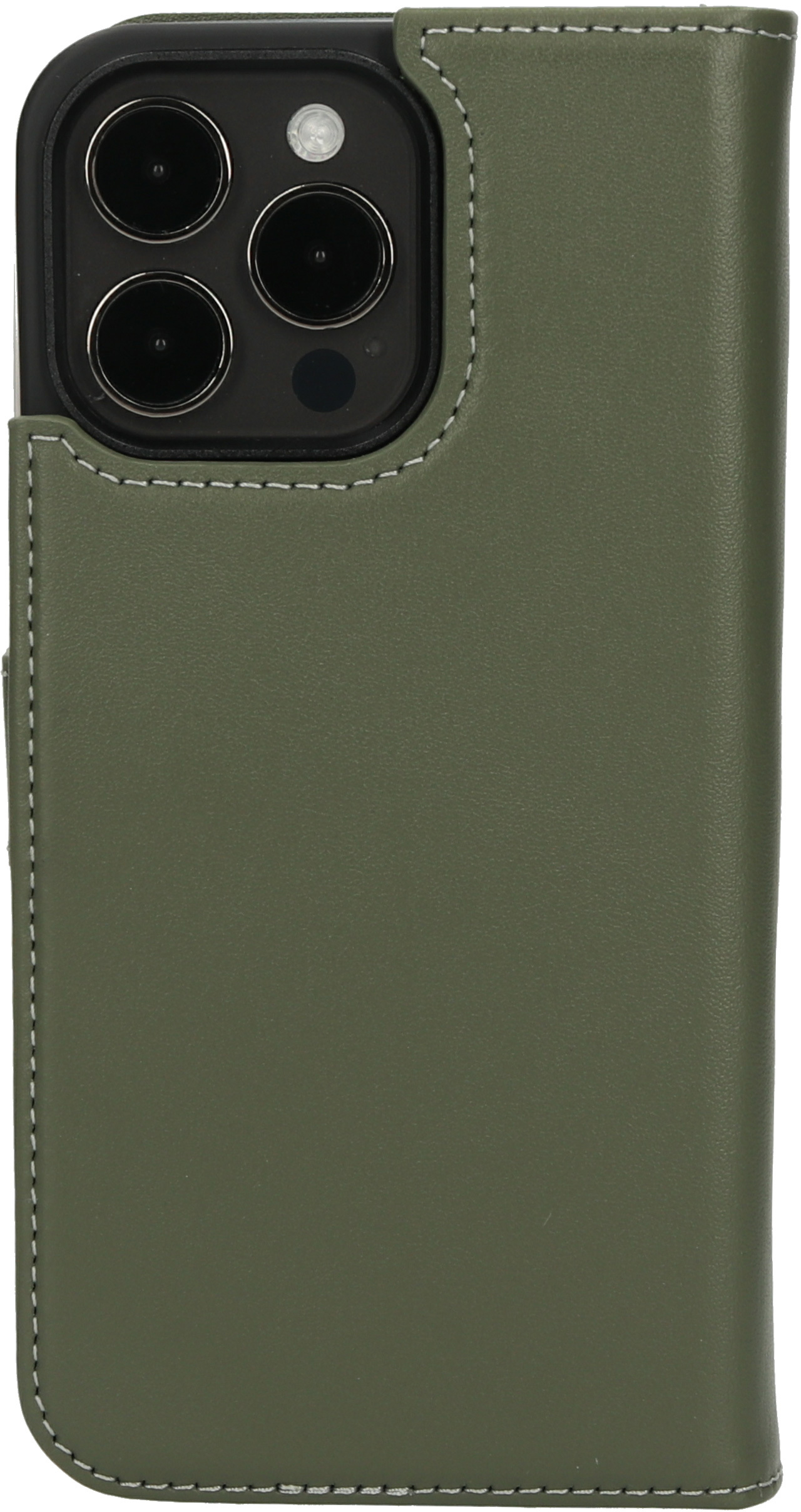 Mobiparts Leather 2 in1 Wallet Case iPhone 15 Pro Max Green