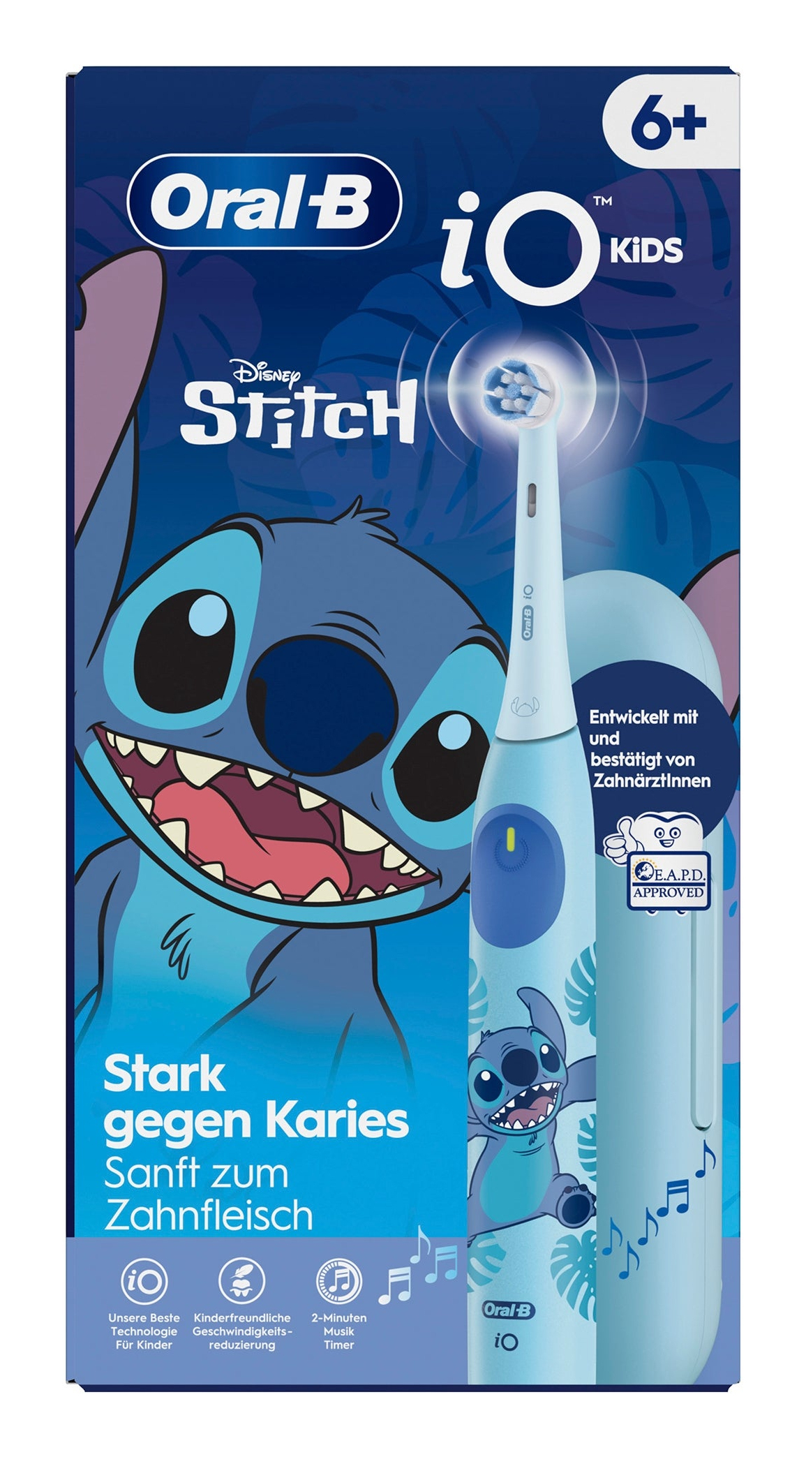 Elektrische tandenborstel ORAL-B 216997 iO Kids / Stitch / 6+ / met etui
