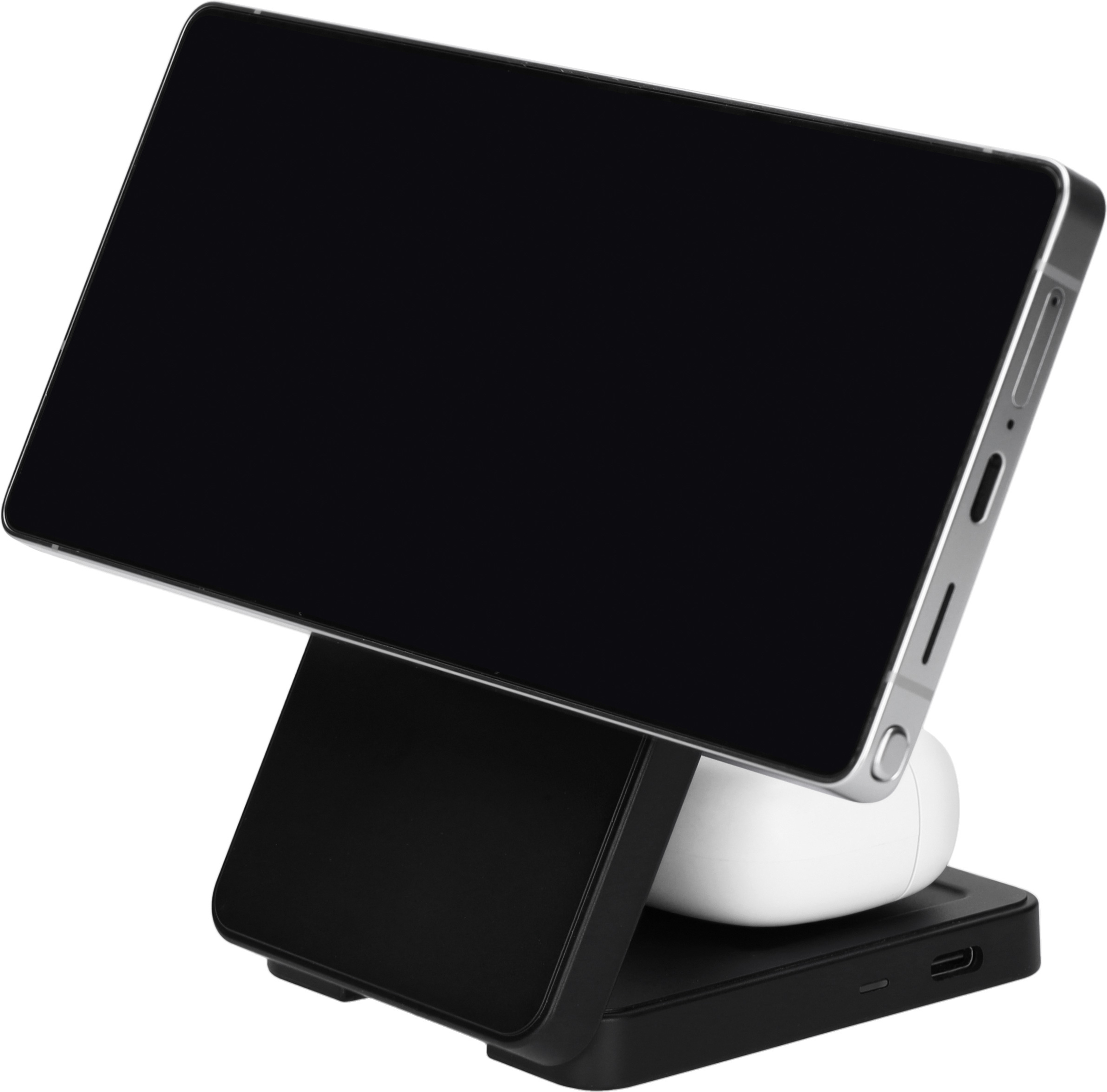 Mobiparts Foldable Wireless 3 in 1 Charger 15W for SAMSUNG