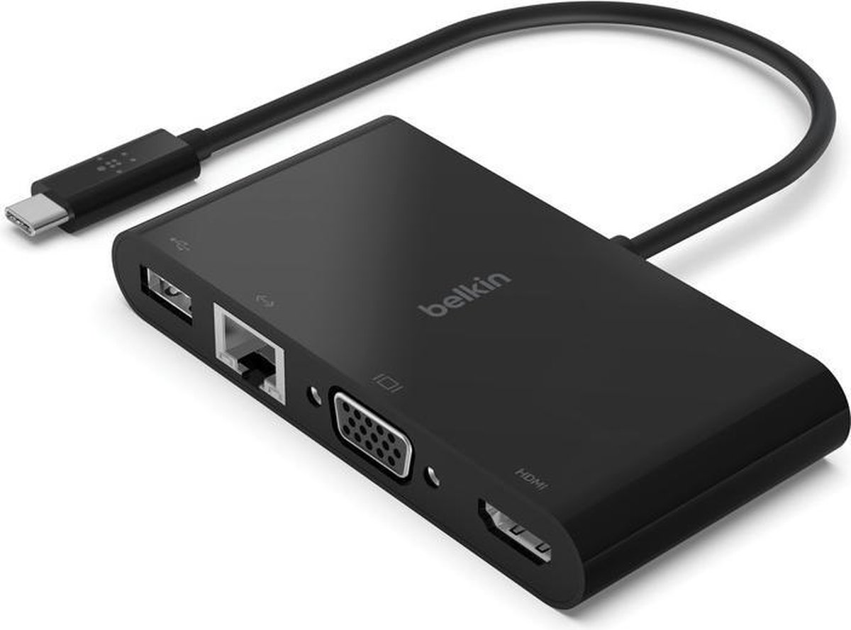Belkin usb-c multimedia + charge adapter