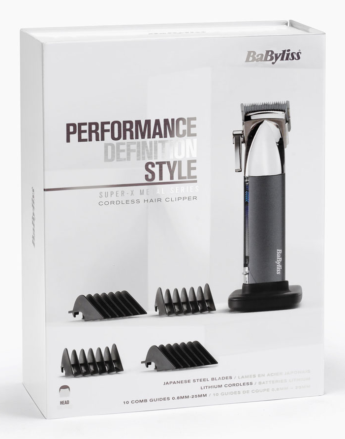 Draadloze Tondeuse BABYLISS E996E Super-X Metal