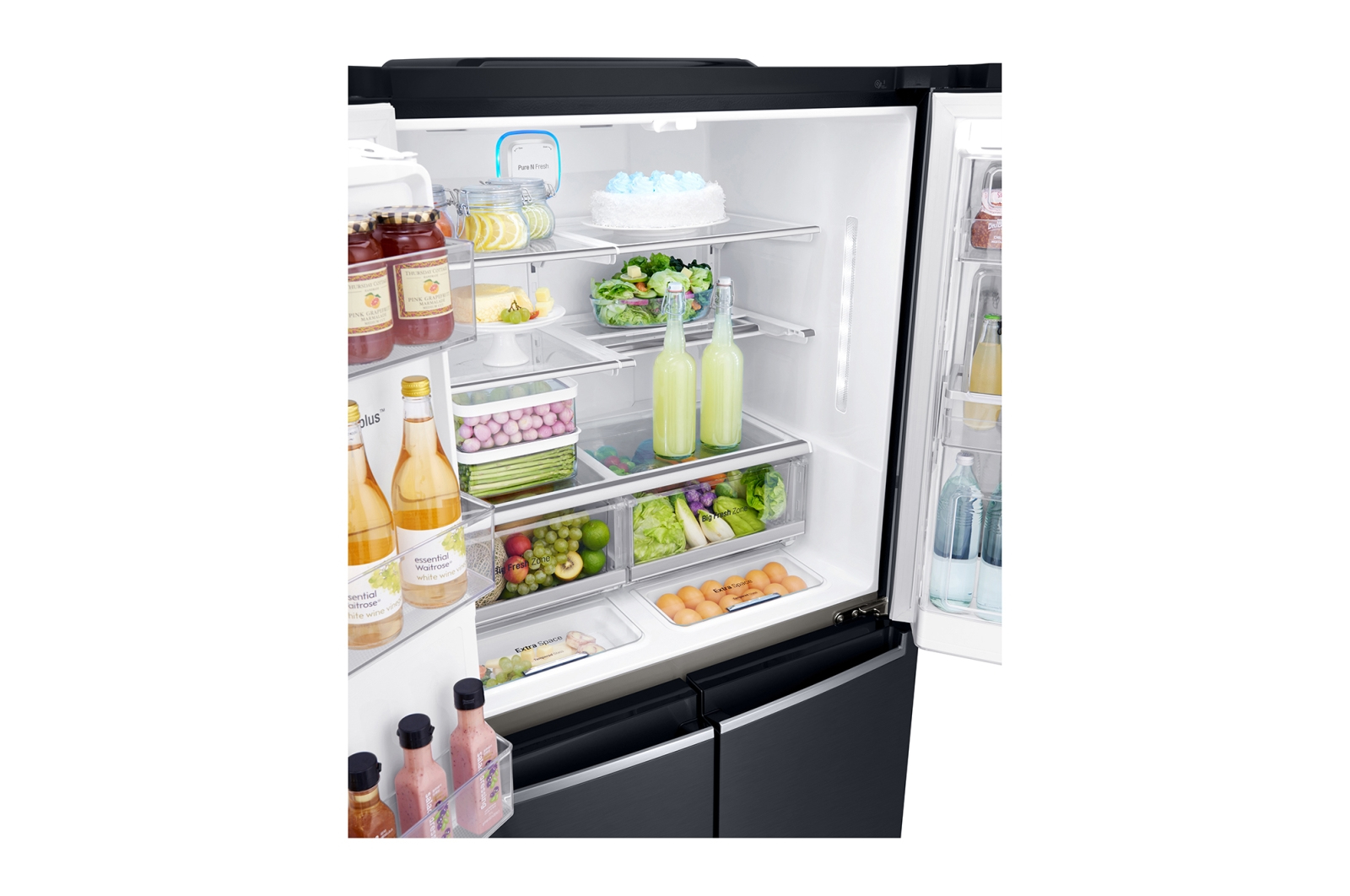 LG GMK9331MT frigo américain Pose libre 571 L Noir
