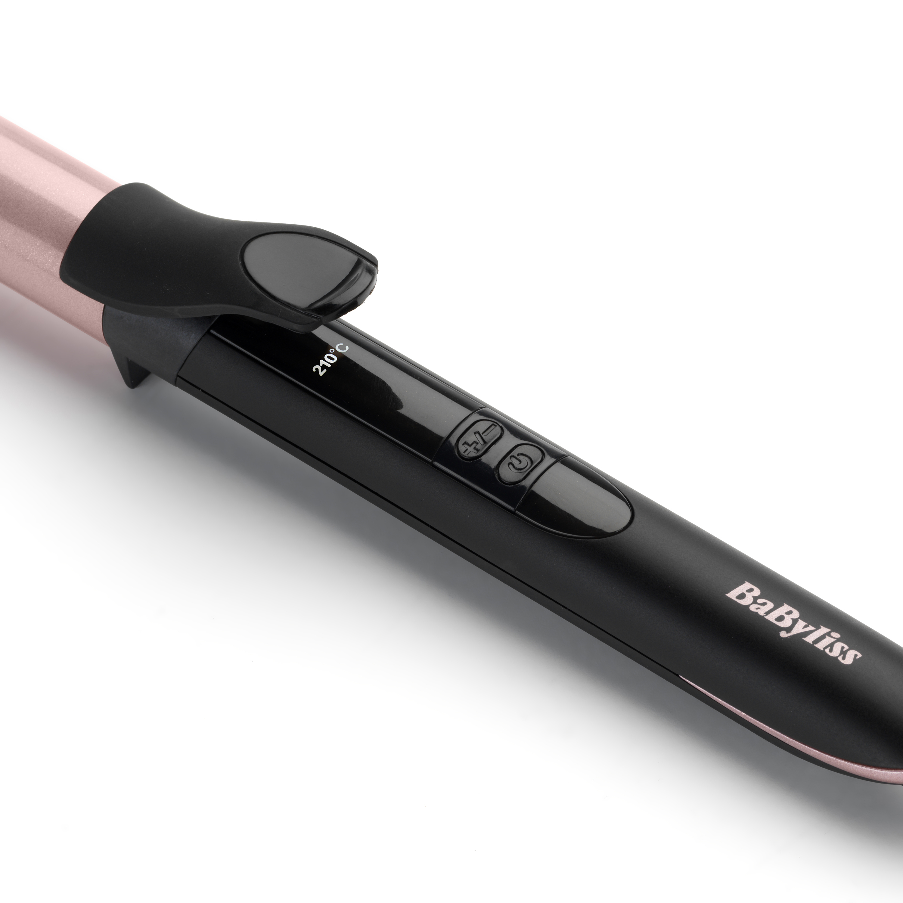 BaByliss 25mm Curling Tong Fer à friser À chaleur Noir, Rose doré 2,5 m