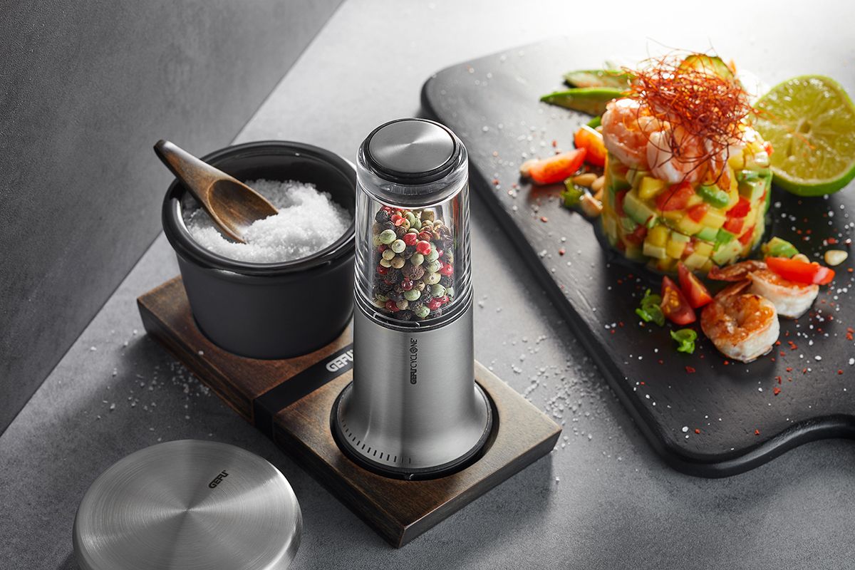 Zout- en kruidenpot GEFU 21.GF34636 X-Plosion / RVS