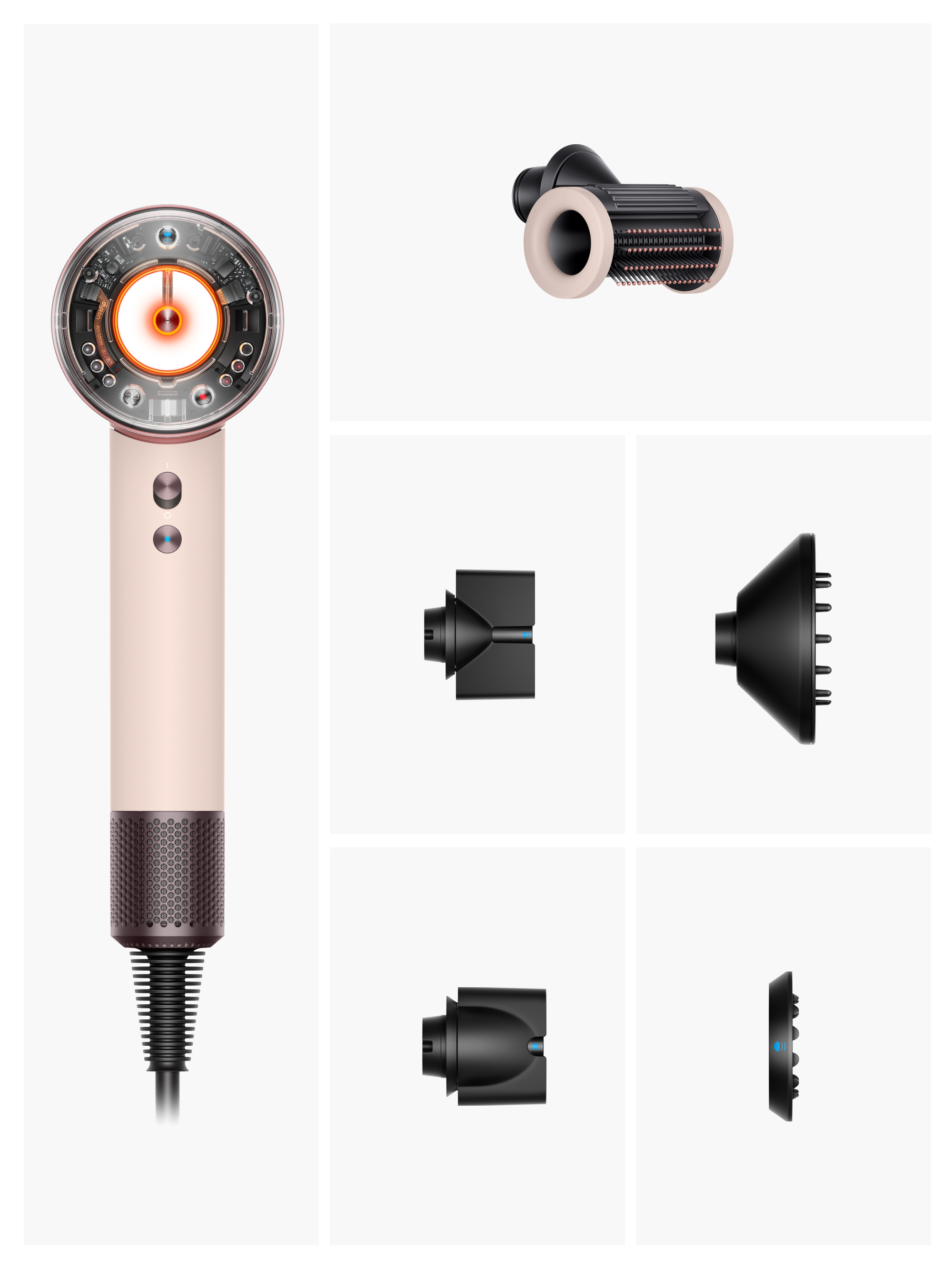 Haardroger DYSON 113407-01 Supersonic Nural / Straight & Wavy / Ceramic Pink