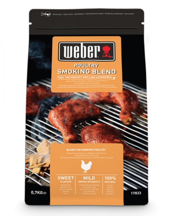 Houtsnippers WEBER 17833 mix voor gerookt gevogelte / 0,7kg
