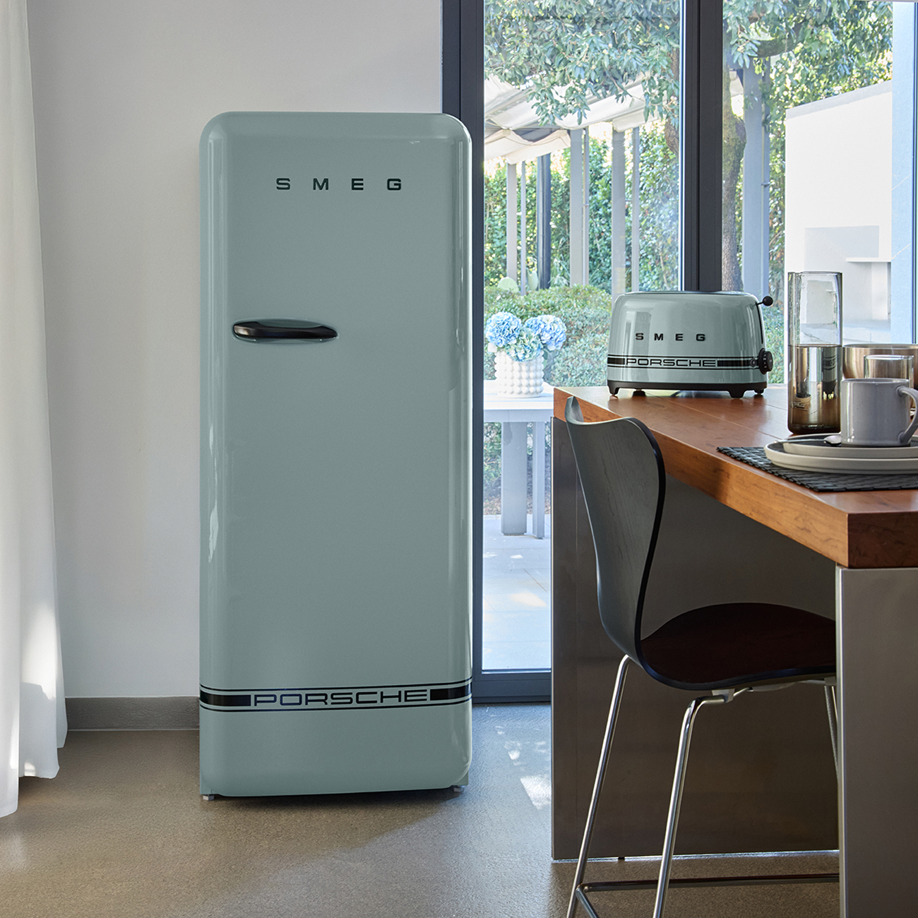 Koelkast SMEG FAB28RDPSG6 Porsche Design / D / Shade Green