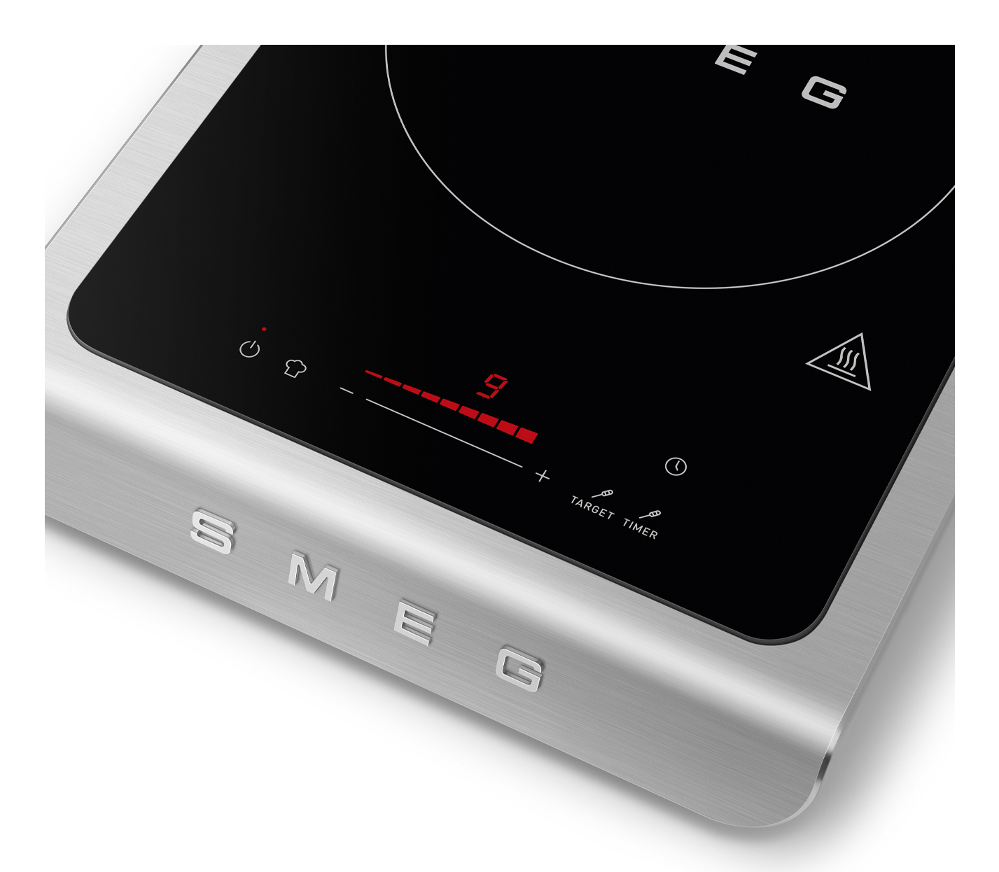 Smeg taque à induction noir blanc