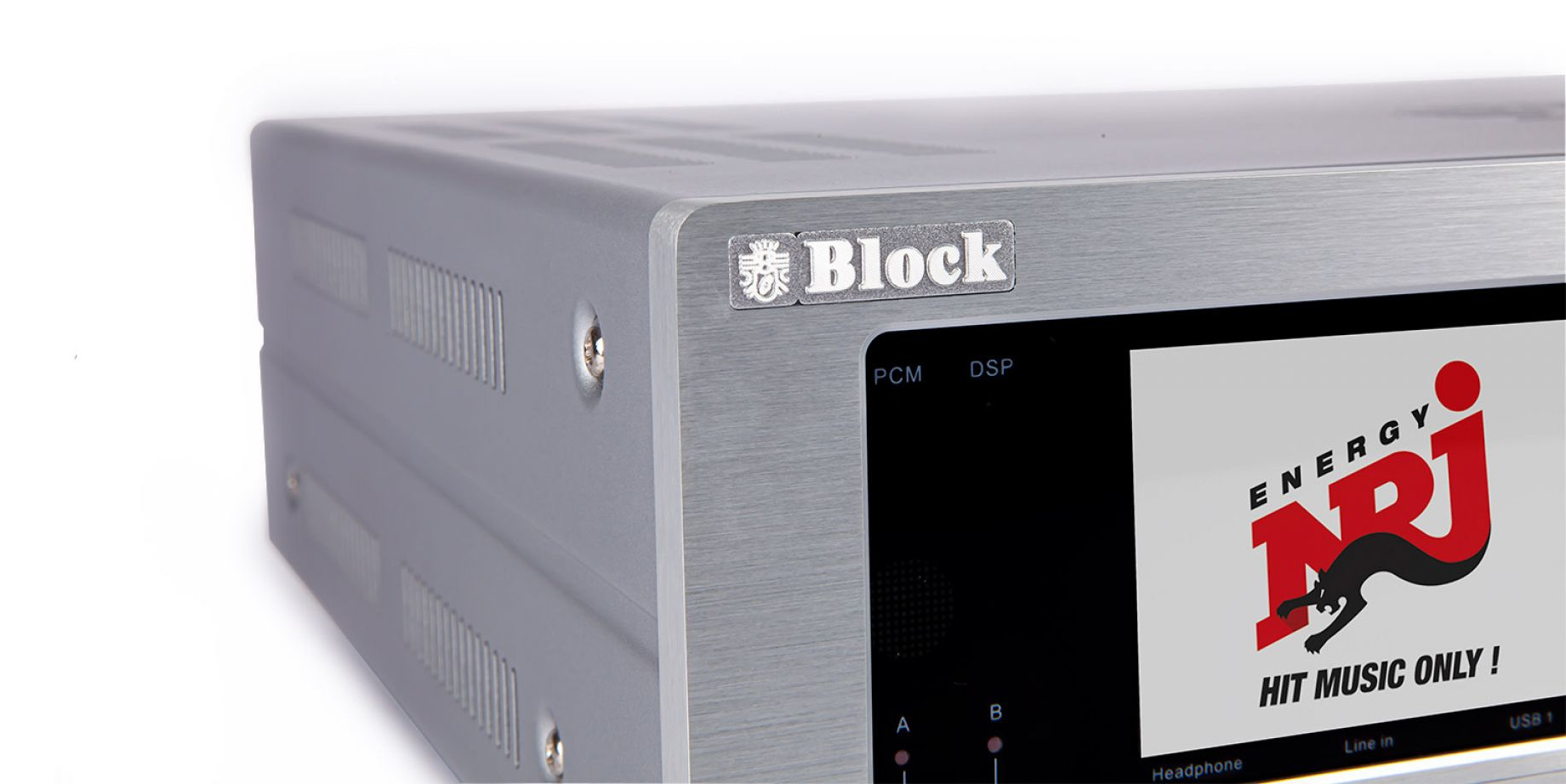 Block receiver cvr-200 silver