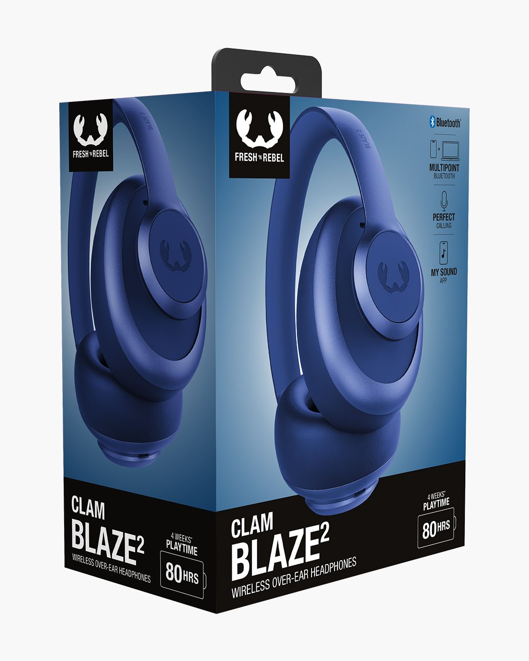 Hoofdtelefoon FRESH N REBEL Clam Blaze 2 true blue