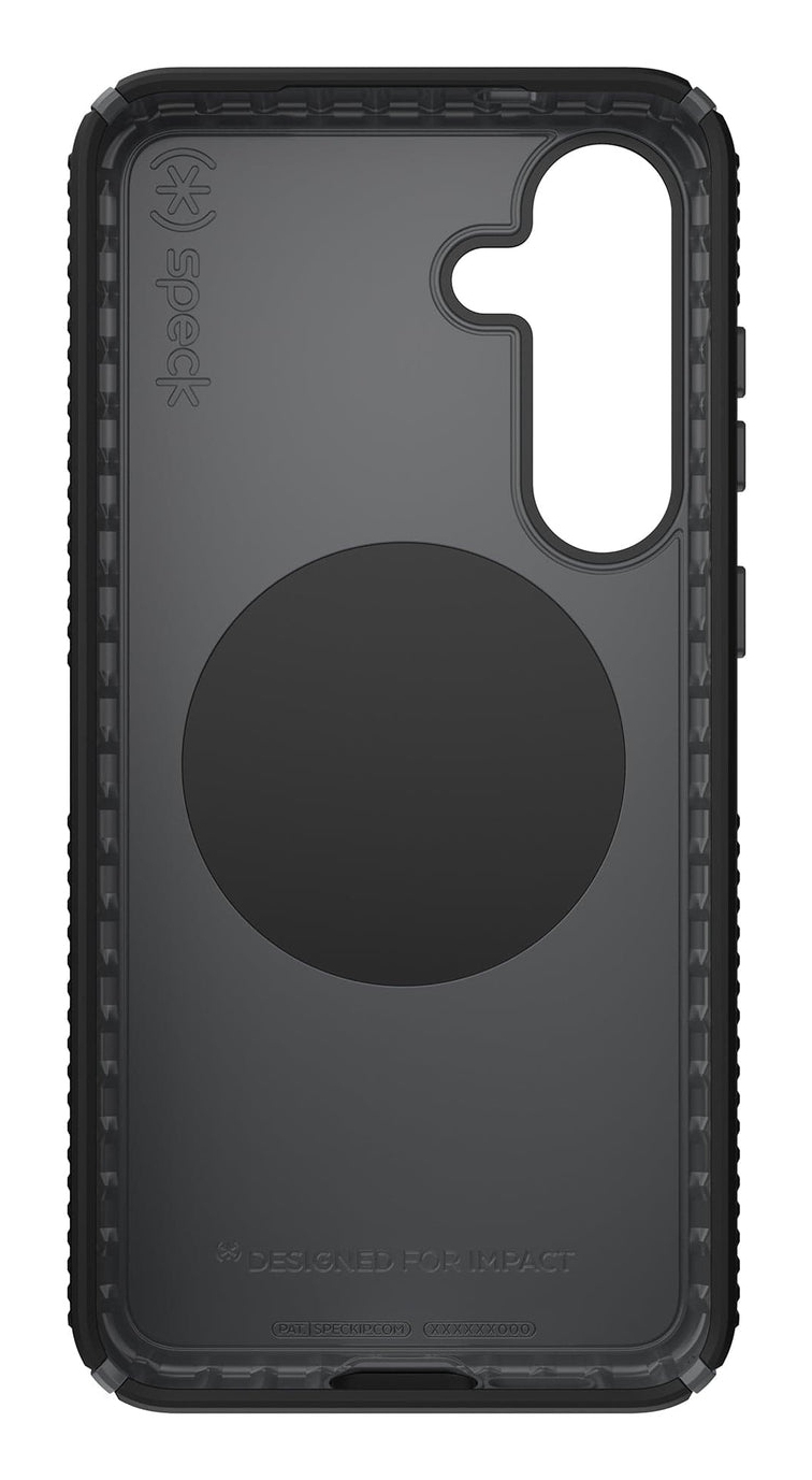 Speck Presidio2 Grip + Magnet Samsung Galaxy S25 Plus Black - with Microban