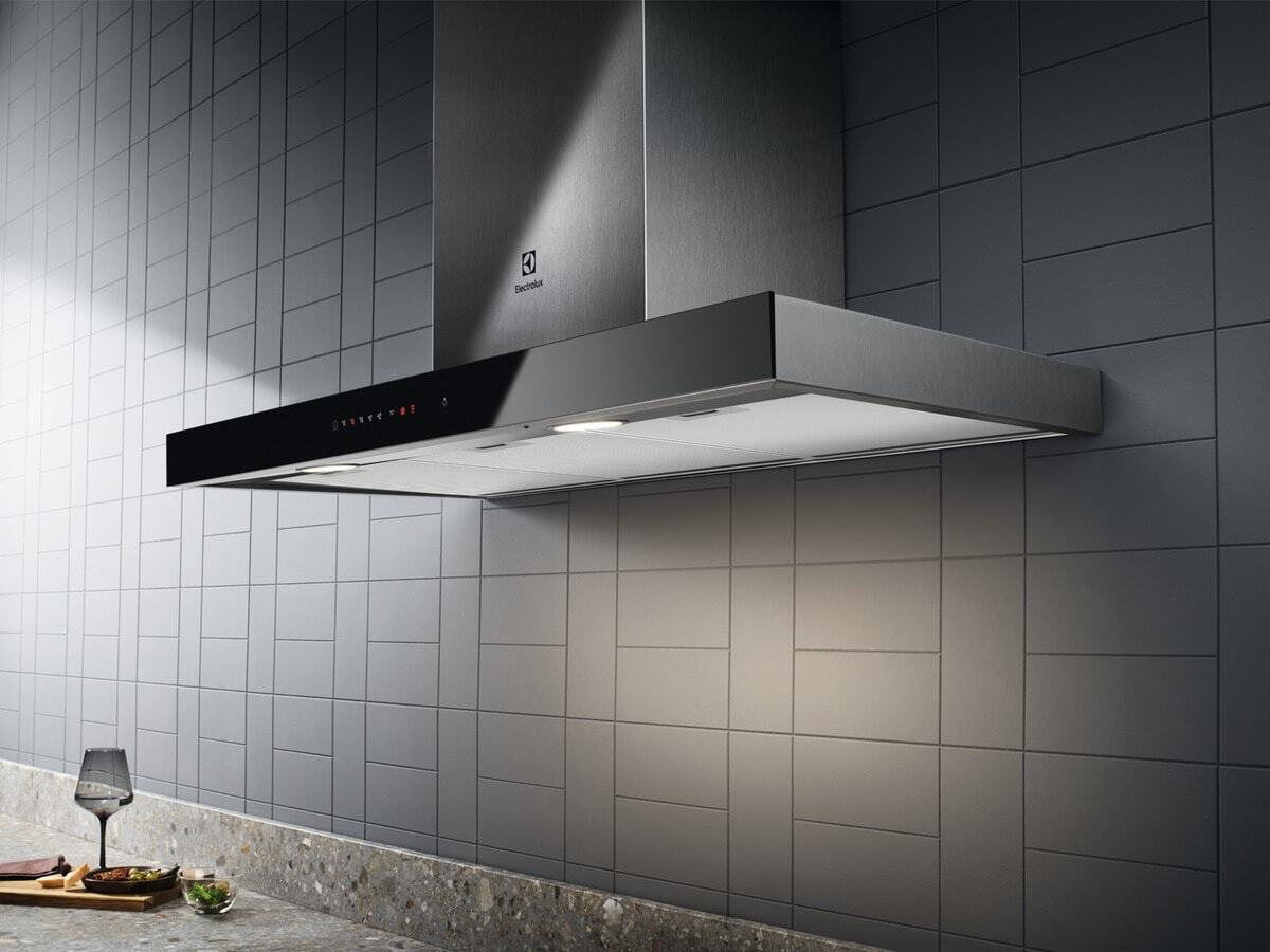 Electrolux LFT769X Muurmontage Zwart, Roestvrijstaal 615 m³/uur