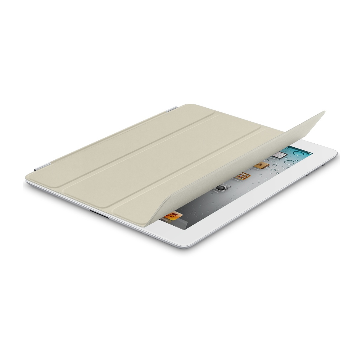 MD305ZM iPad smart cover Leather cream