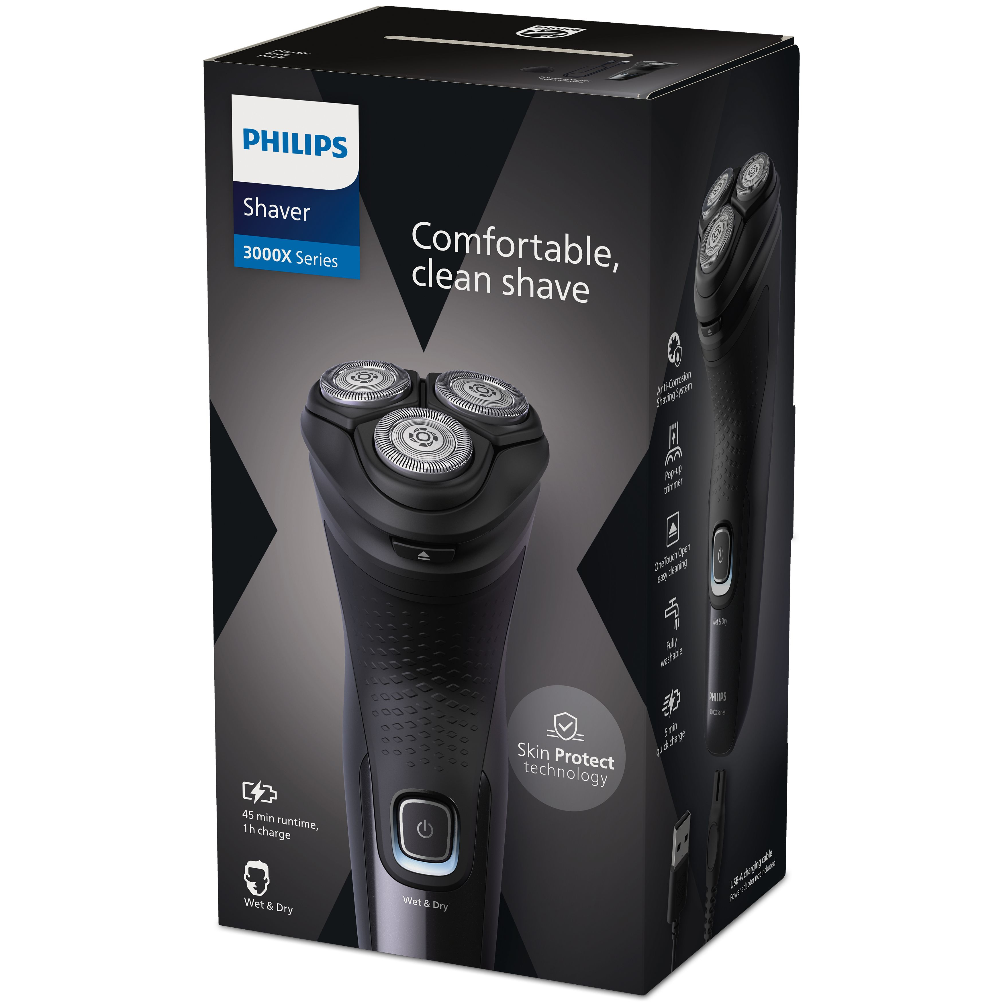 Scheerapparaat PHILIPS X3051/00 Series 3000X / nat & droog