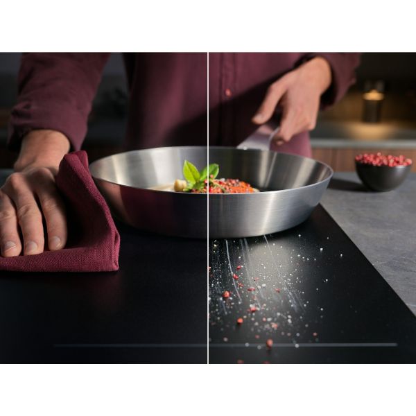 kookplaat met afzuiging AEG NCP84C01CZ / 80cm / A+ / SaphirMatt