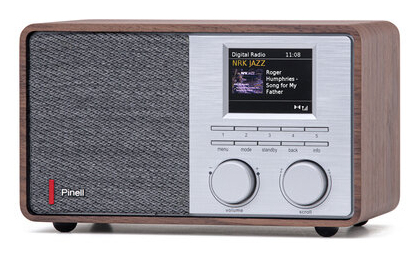 Internetradio PINELL Supersound 201W walnoot