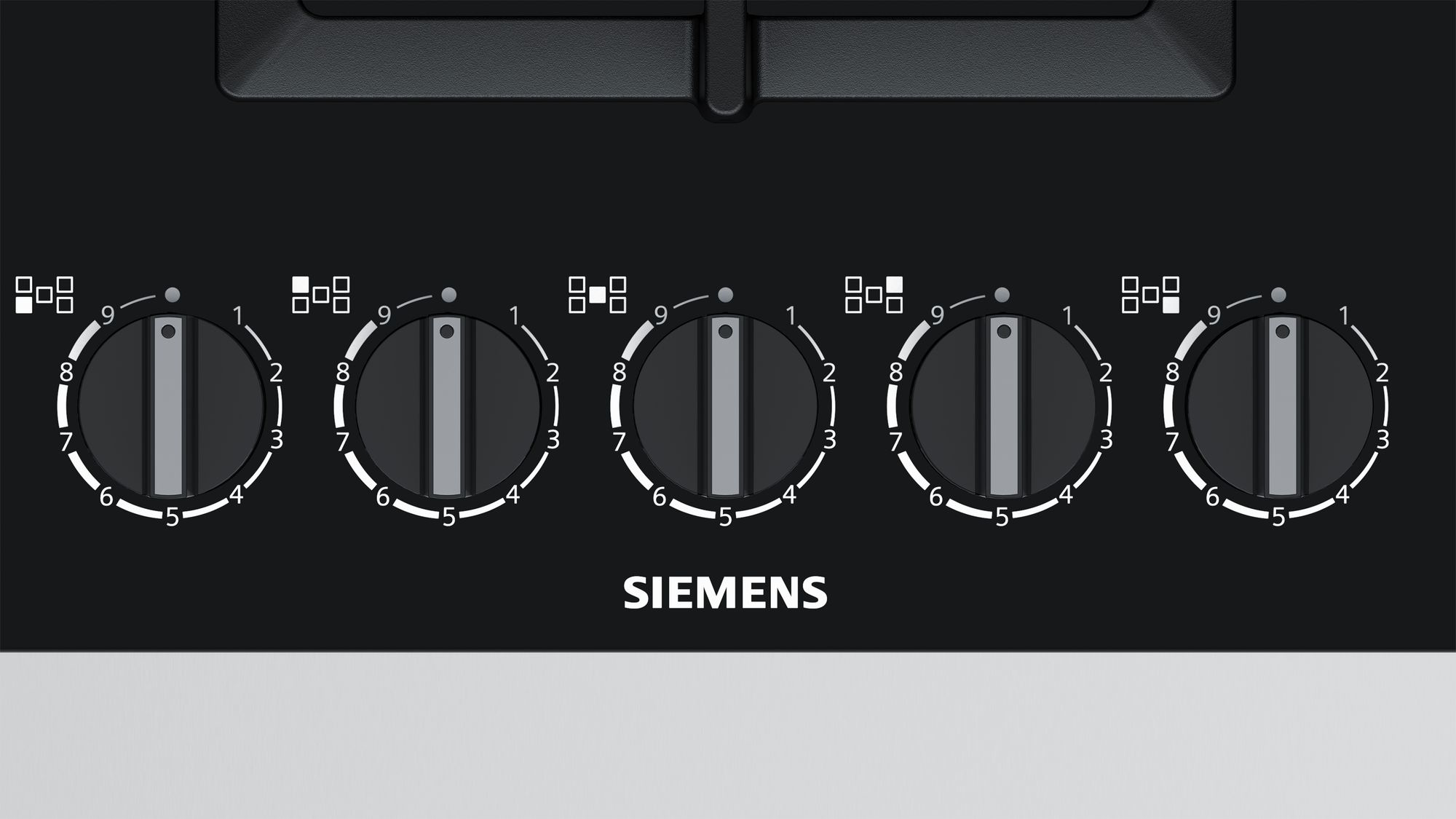 Siemens iQ500 EP9A6QB90 plaque Noir Intégré Gaz 5 zone(s)