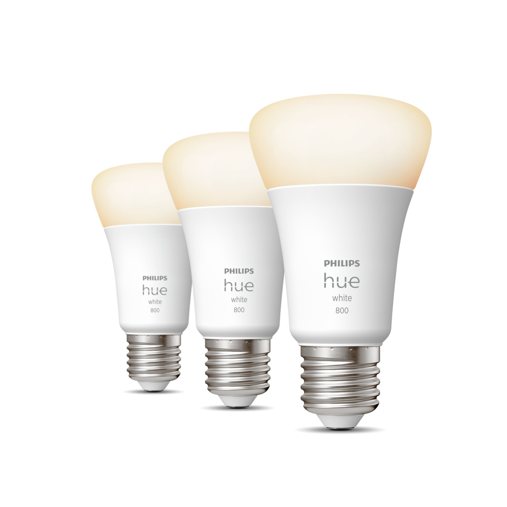 Lamp PHILIPS HUE White E27 800L 3pcs