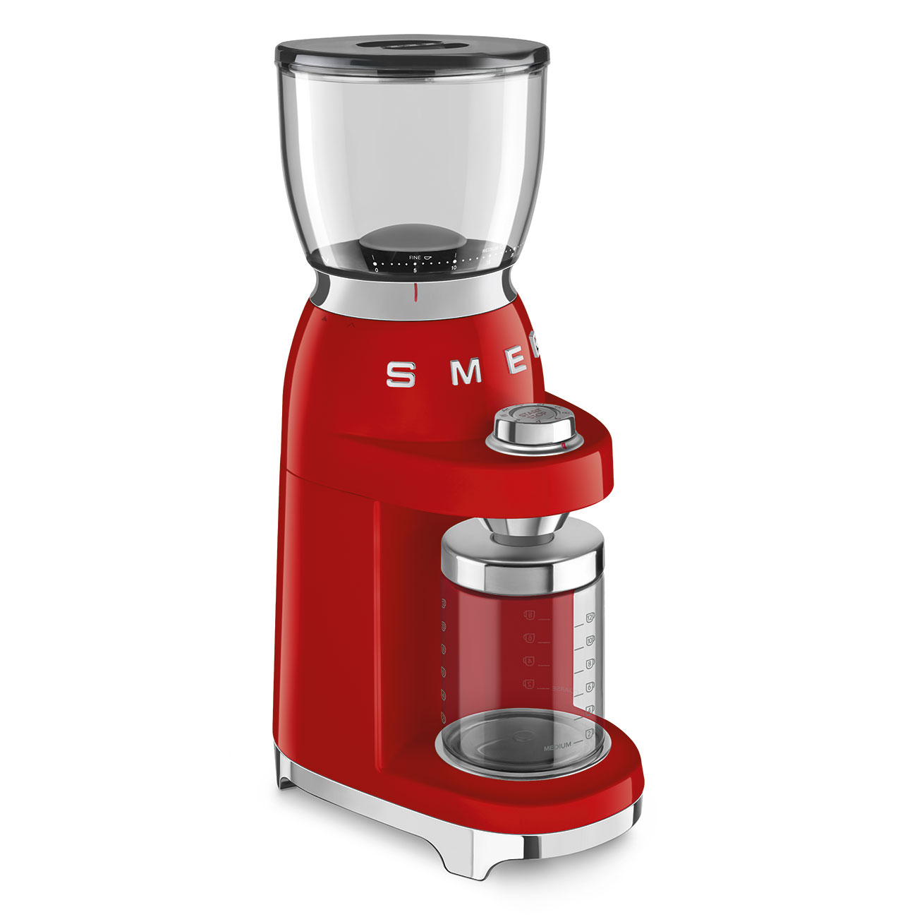 Koffiemolen SMEG CGF11RDEU rood 
