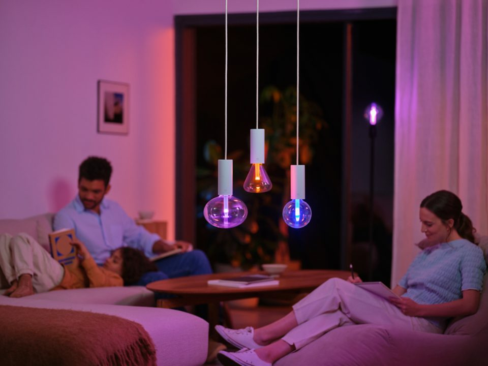 Lamp PHILIPS HUE White Color Ambiance E27 G125