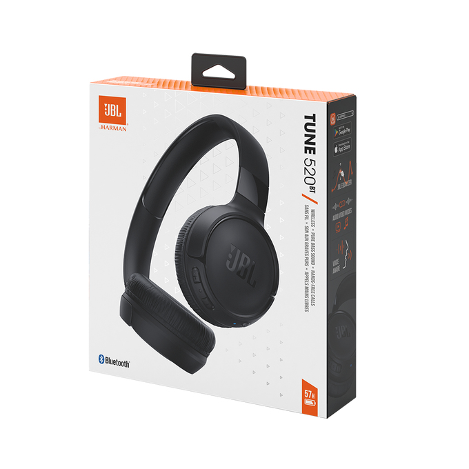 Hoofdtelefoon JBL Tune 520 BT zwart