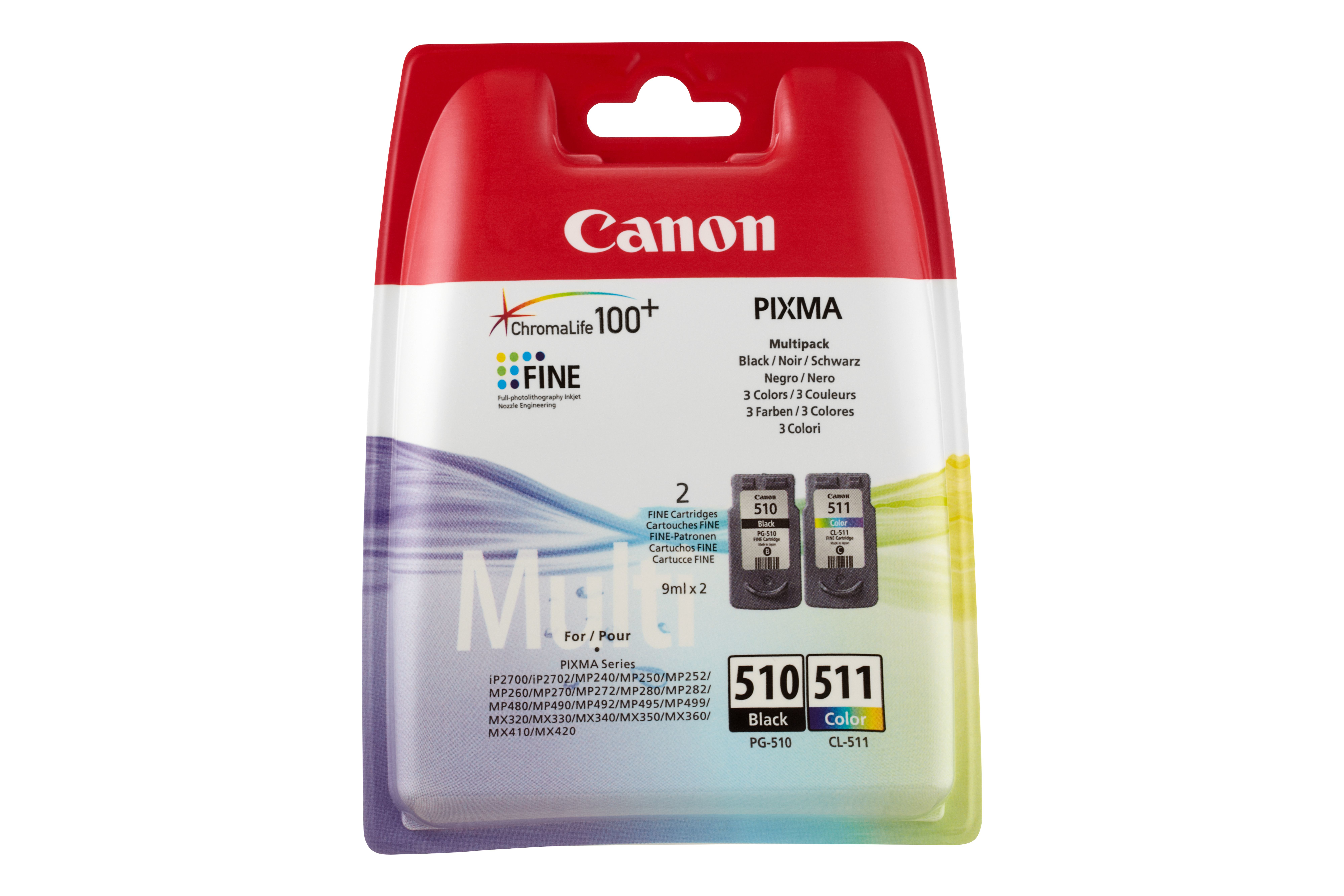 Inktpatroon CANON 510 & 511