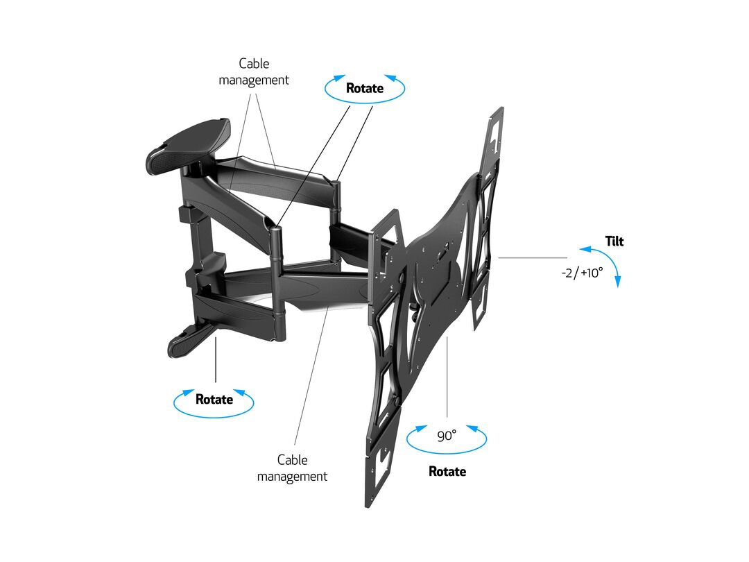 Muurbeugel MULTIBRACKETS MB731732 Vesa Flexarm Full Motion