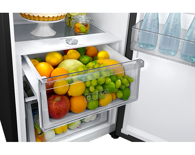 Koelkast SAMSUNG RR39C7EC5B1/EF / 387L / E / 186cm / zwart inox