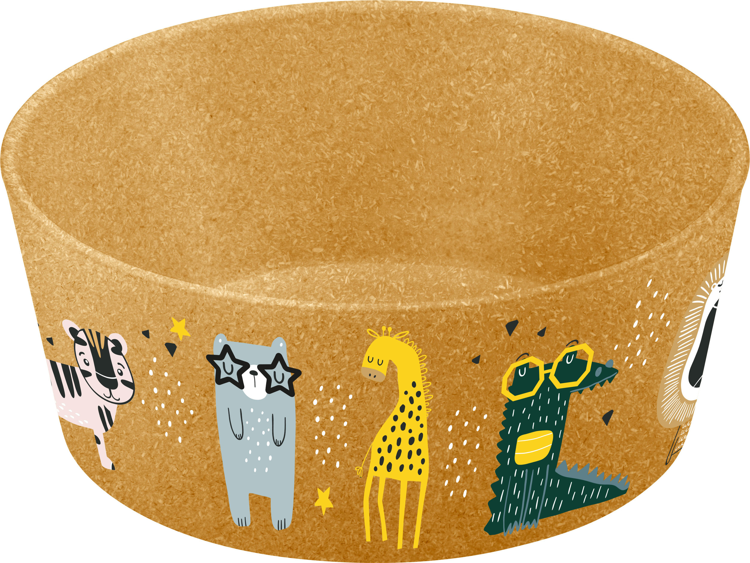 Kom KOZIOL 1436702 Connect Bowl Zoo 400ml Nature Wood
