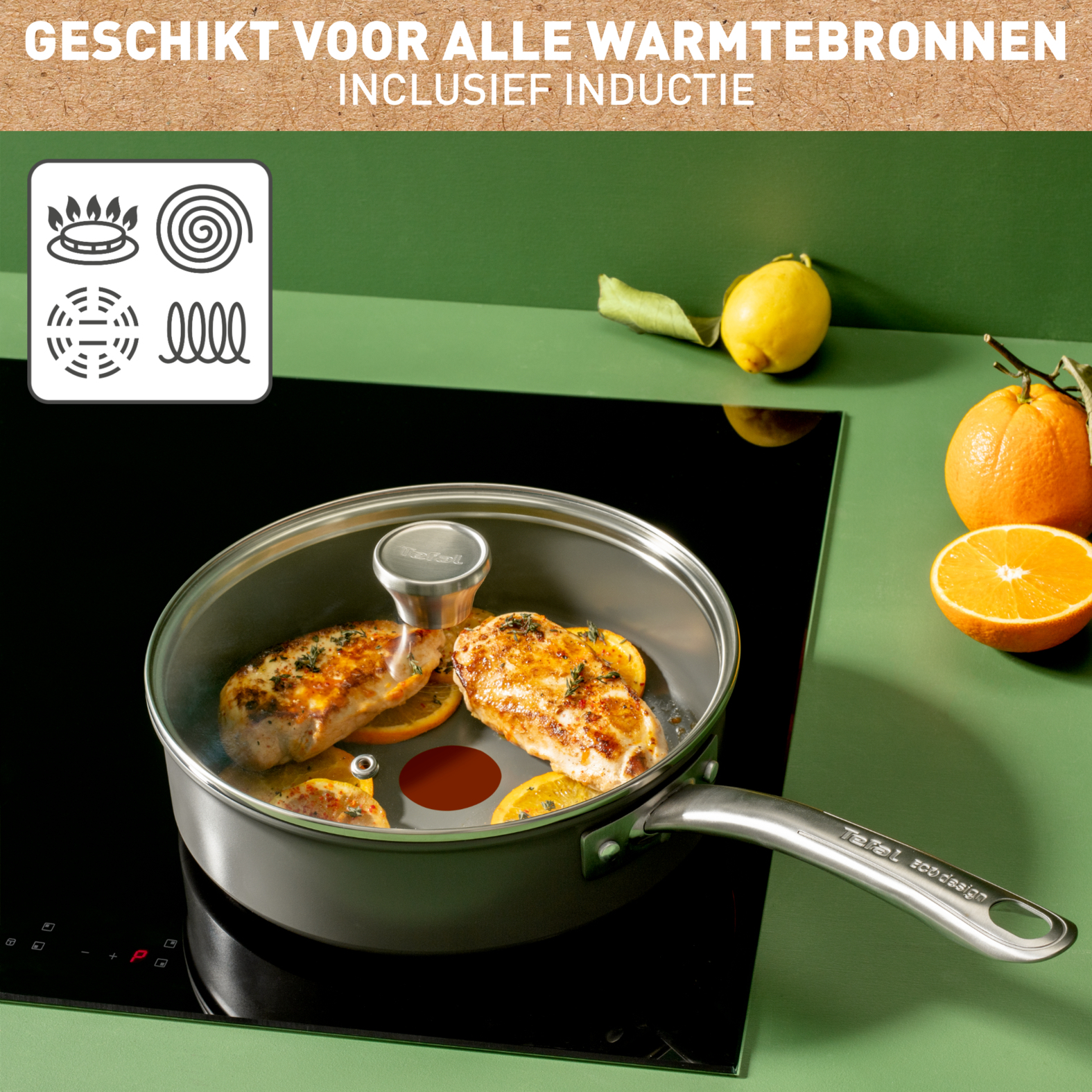 Tefal Renew+ Keramische hapjespan 24 cm C4243253