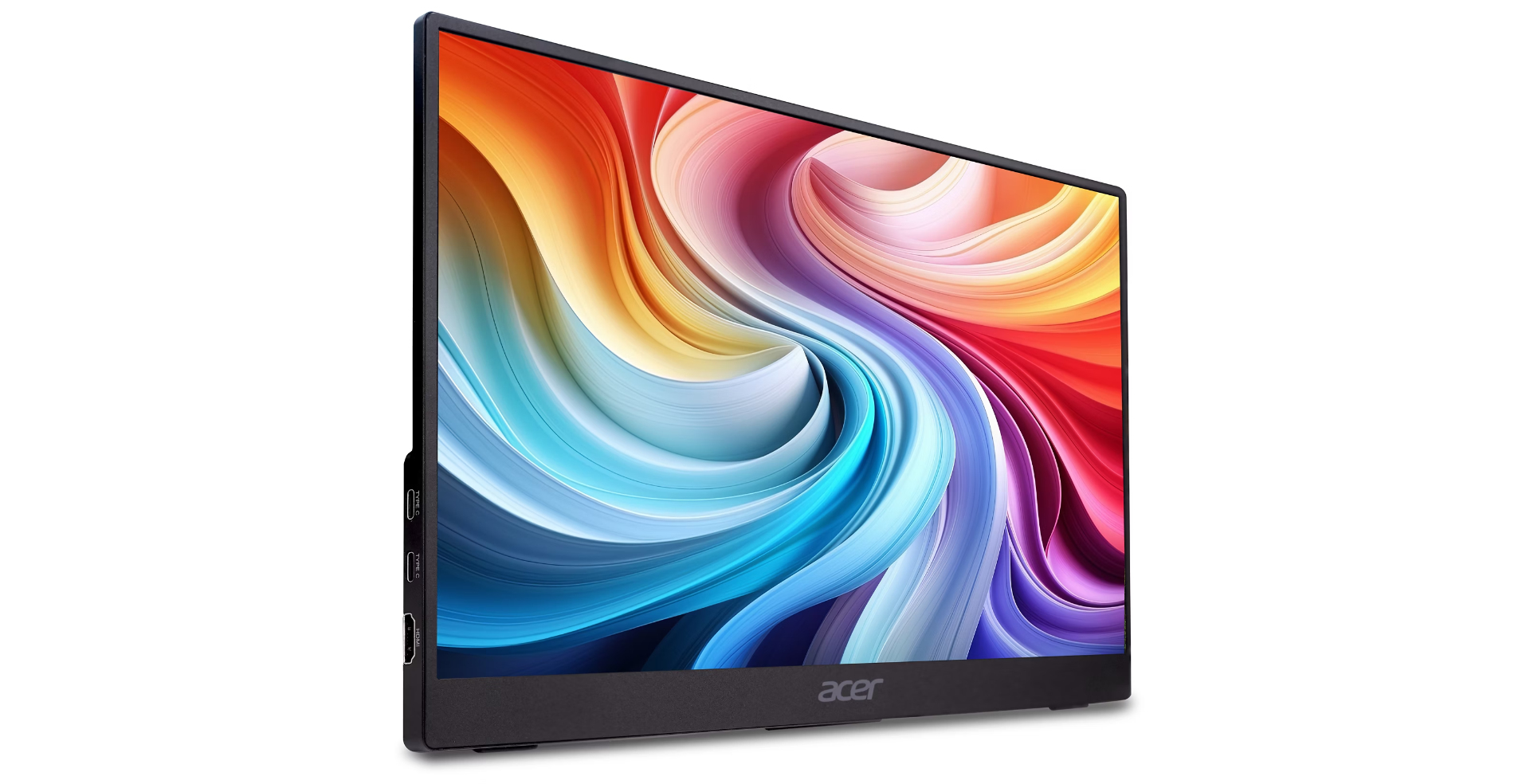 Acer PM161QB1bmiuux Moniteur portable Noir 39,6 cm (15.6") 1920 x 1080 pixels