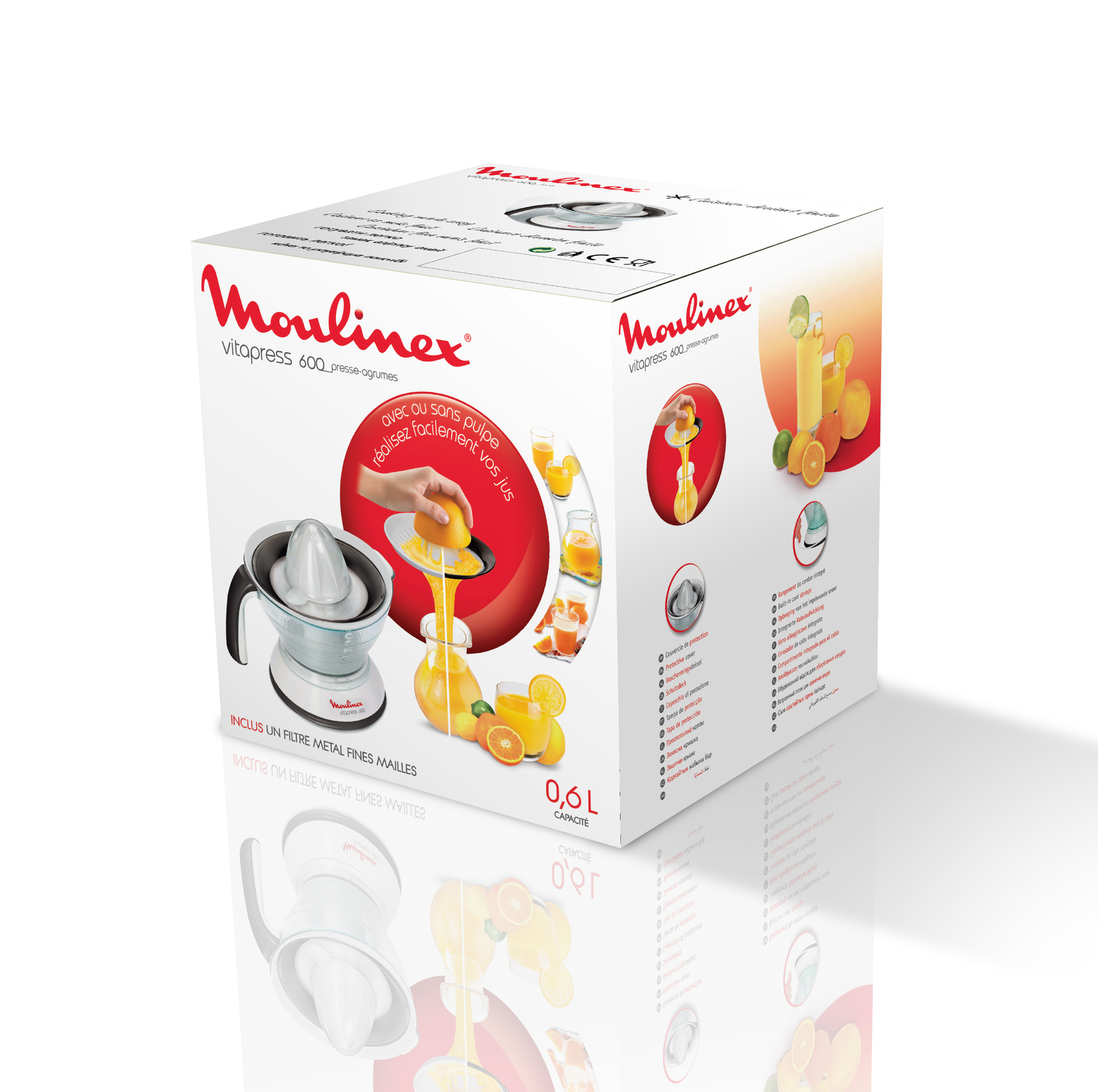 Citruspers MOULINEX PC300B10 Vitapress 0.6L