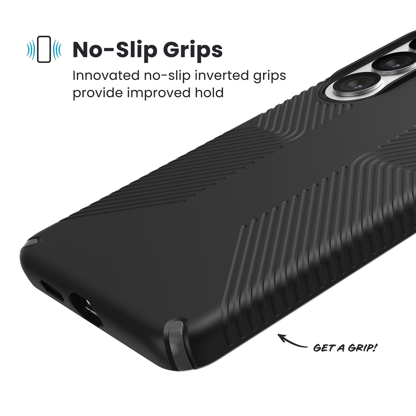 Speck Presidio2 Grip + Magnet Samsung Galaxy S26 Plus Black - Microban