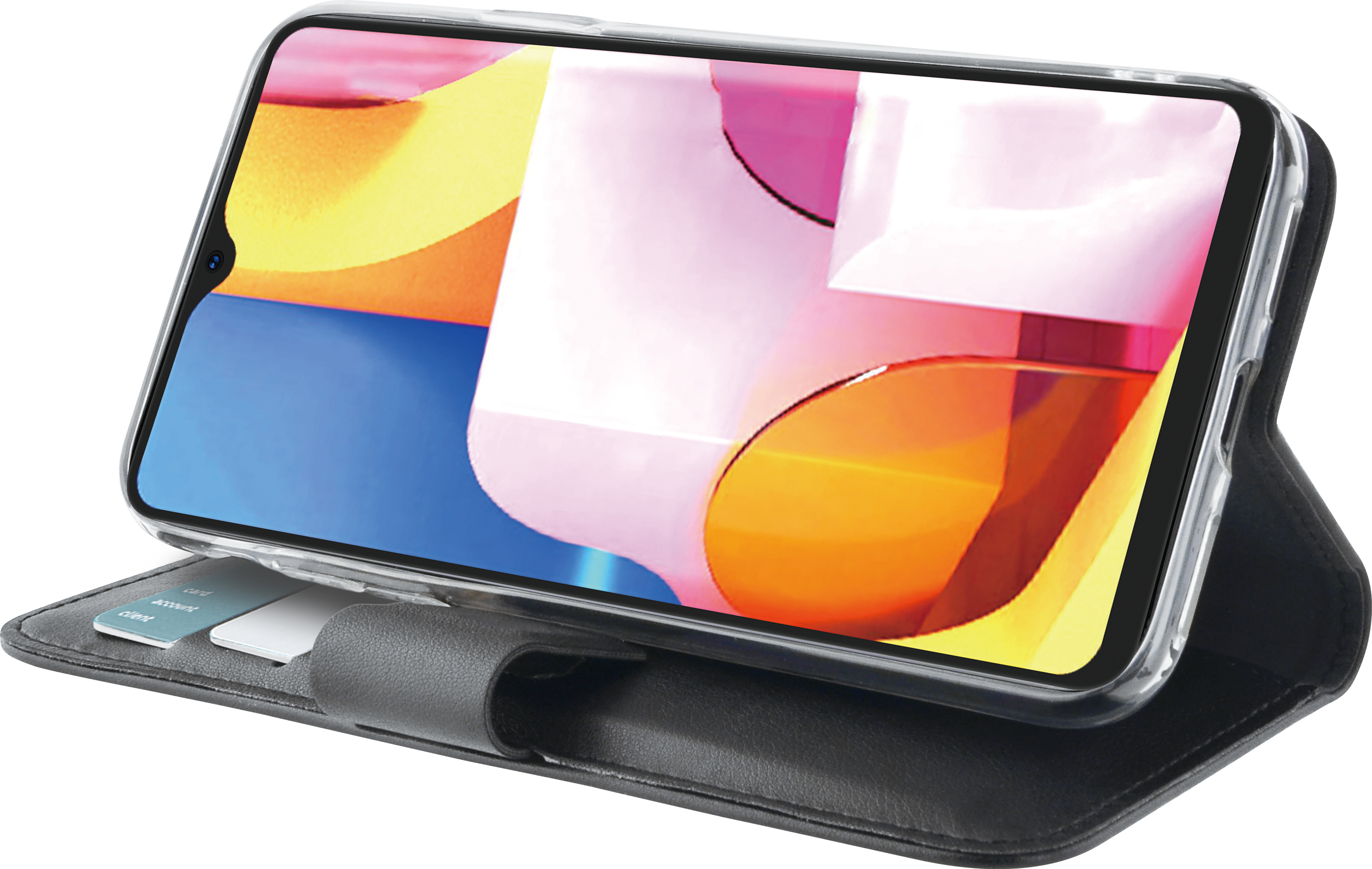 Azuri walletcase - zwart - Sam A71