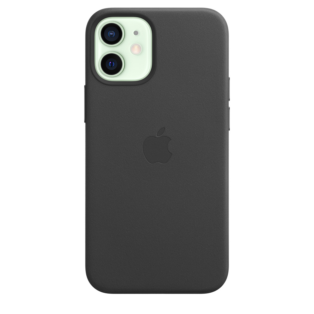 Apple iPhone 12 mini leather case black
