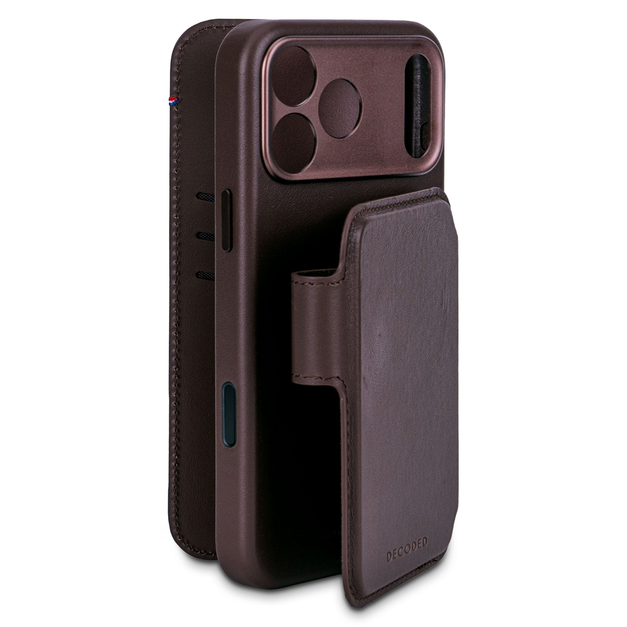 Decoded Leather Detachable Wallet Apple iPhone 18 Pro / 17 Pro Chocolate Brown