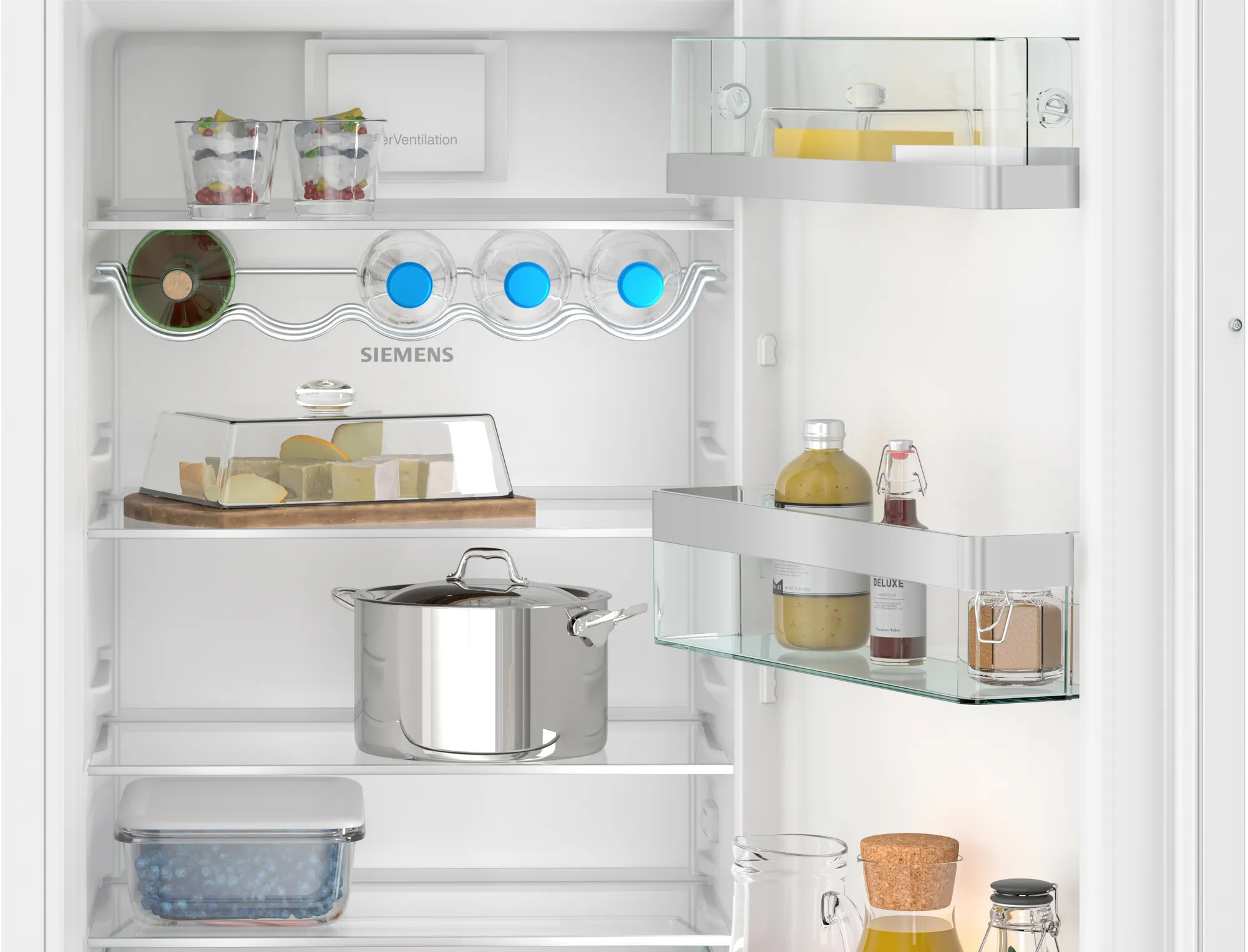 Siemens iQ500 KI82LADD0 frigo combine Intégré 280 L D Blanc