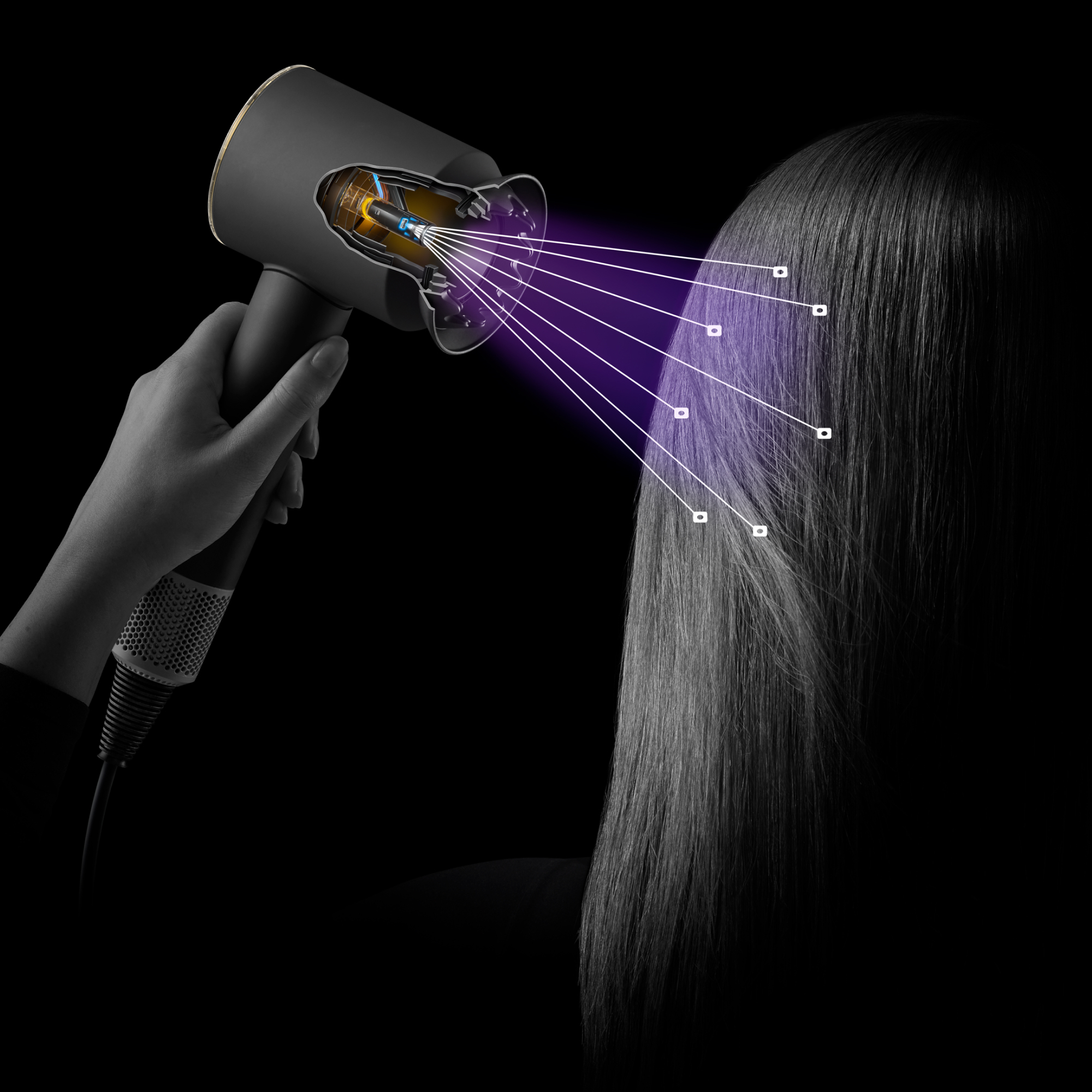 Haardroger DYSON 113407-01 Supersonic Nural / Straight & Wavy / Ceramic Pink