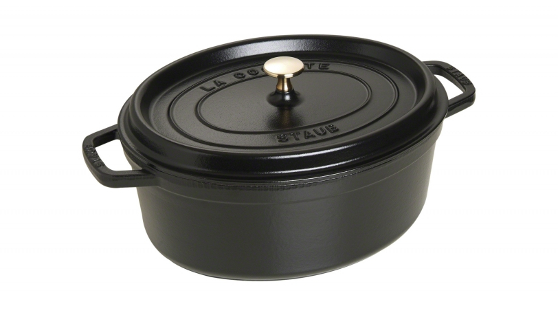 Ovale cocotte STAUB 1103125 31cm / 5,4L / zwart