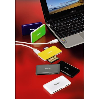Card reader HAMA 114837 usb 3.0 Multi Card Reader slim zwart