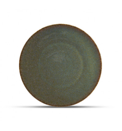 Plat bord BONBISTRO 740550 Cirro / 21cm / groen