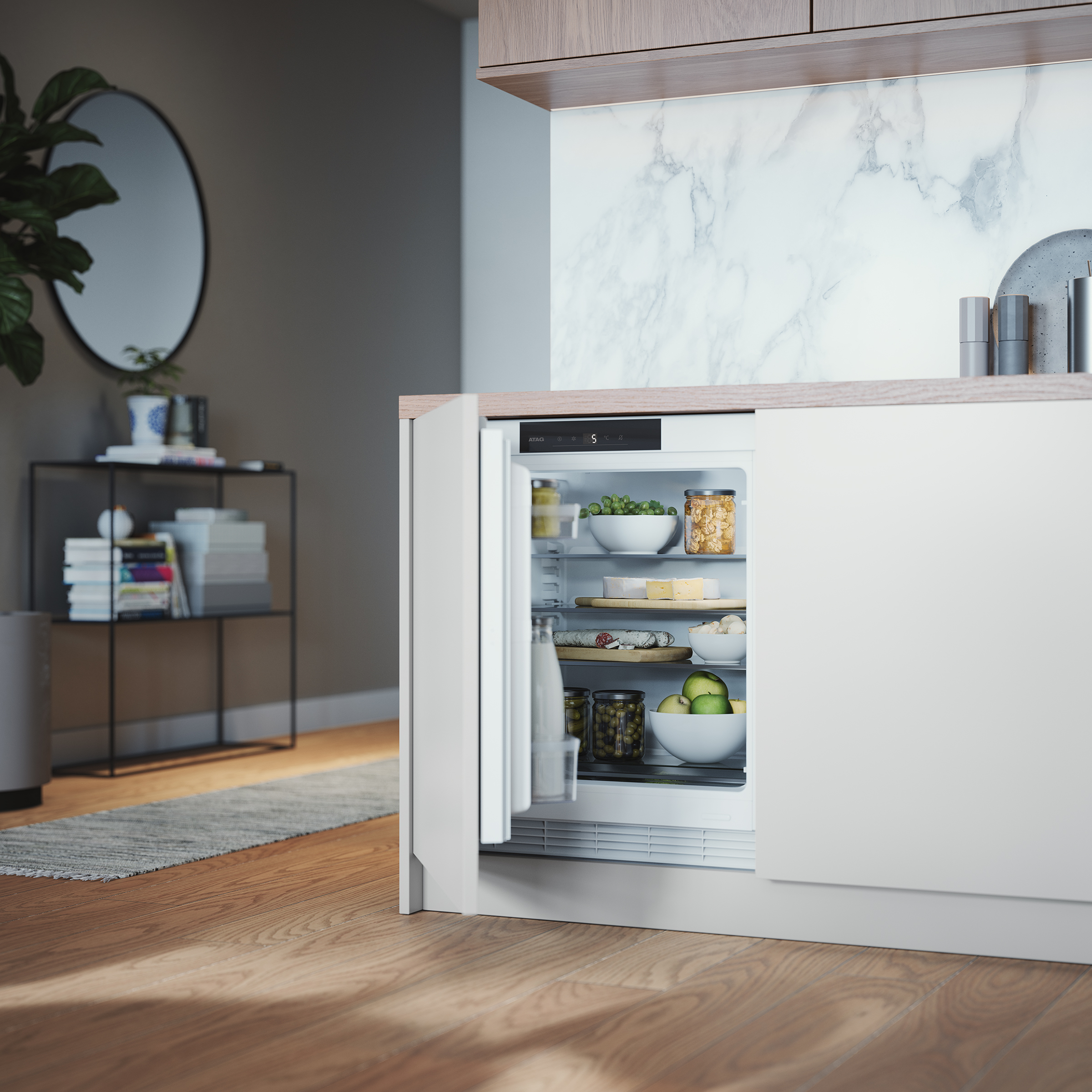 ATAG KU2590A koelkast Onderbouw 138 l D Wit