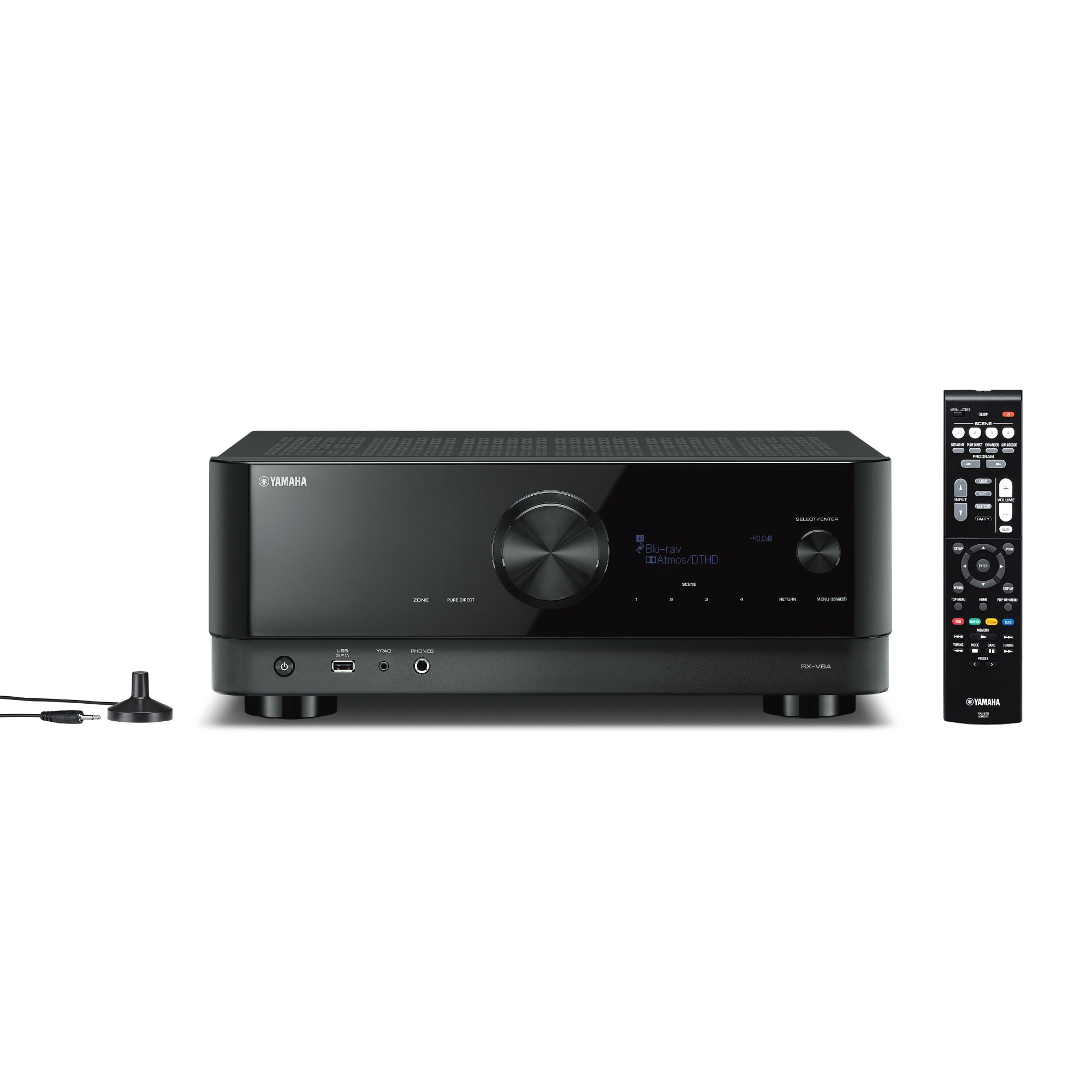 AV Receiver Yamaha RX-V6A zwart
