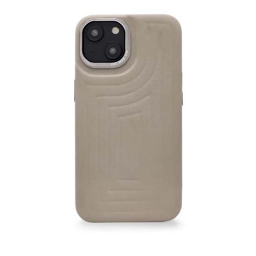 Tas DECODED Leather Backcover iPhone 14 Plus Clay